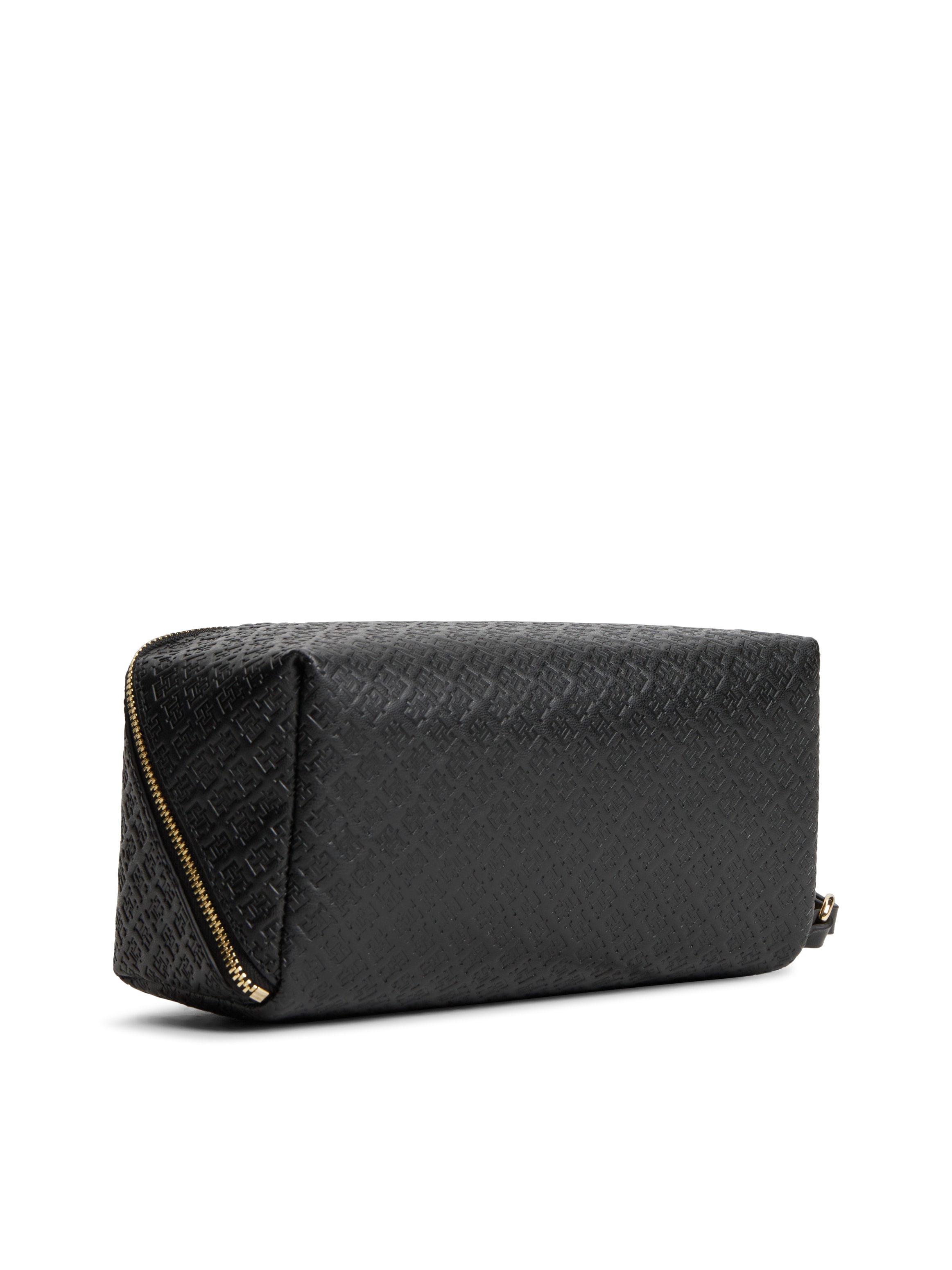 Tommy Hilfiger Nécessaire de toilette »TH ICON DOUBLE WASHBAG MONO« Trousse de toilette unisexe, trousse cosmétique avec embossage de logo sur toute la surface