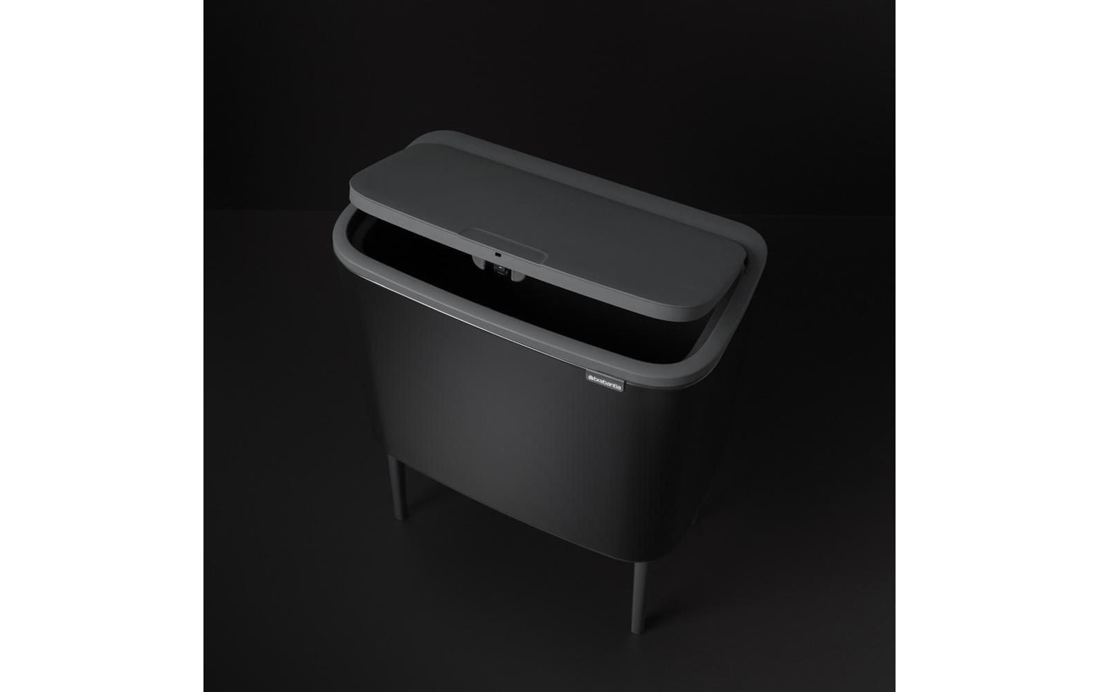 Brabantia Poubelle bio »Bo Touch Bin 36 l, Schwarz« 1 Behälter