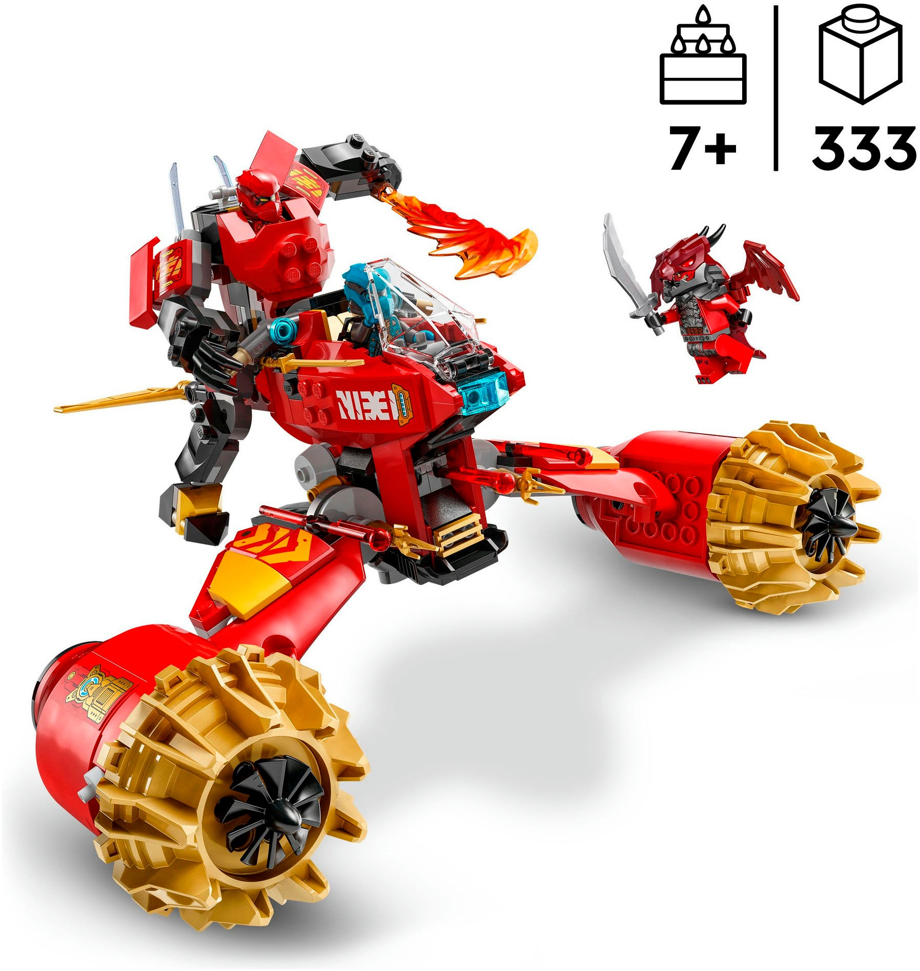 LEGO® Pions de construction »Kais Sturmreiter-Mech (71830), LEGO Ninjago« Made in Europe