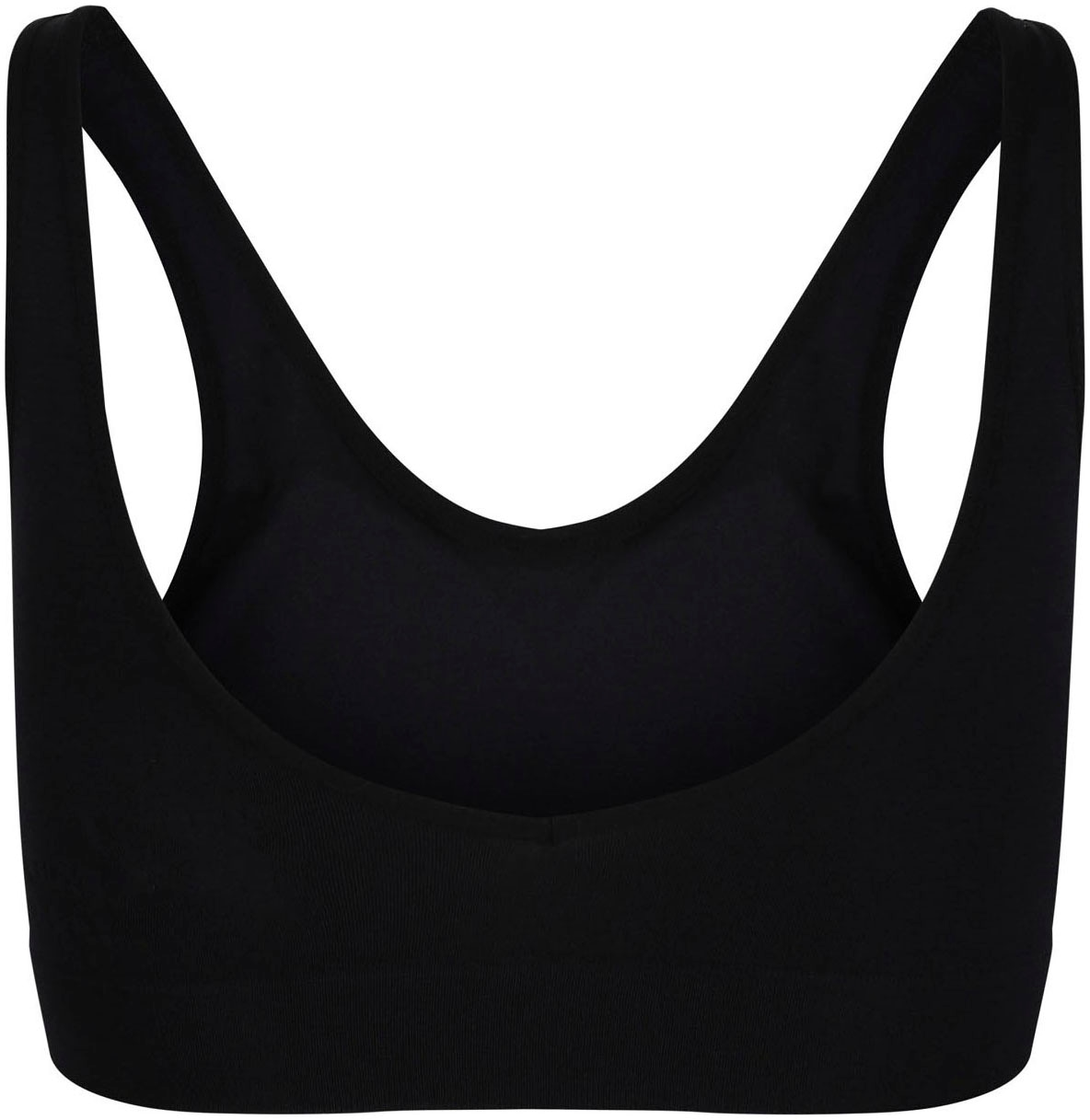 Reebok Bustier »KIRA« breite Träger, ohne Verschluss, bequem, basic, ohne Bügel, mit Logo