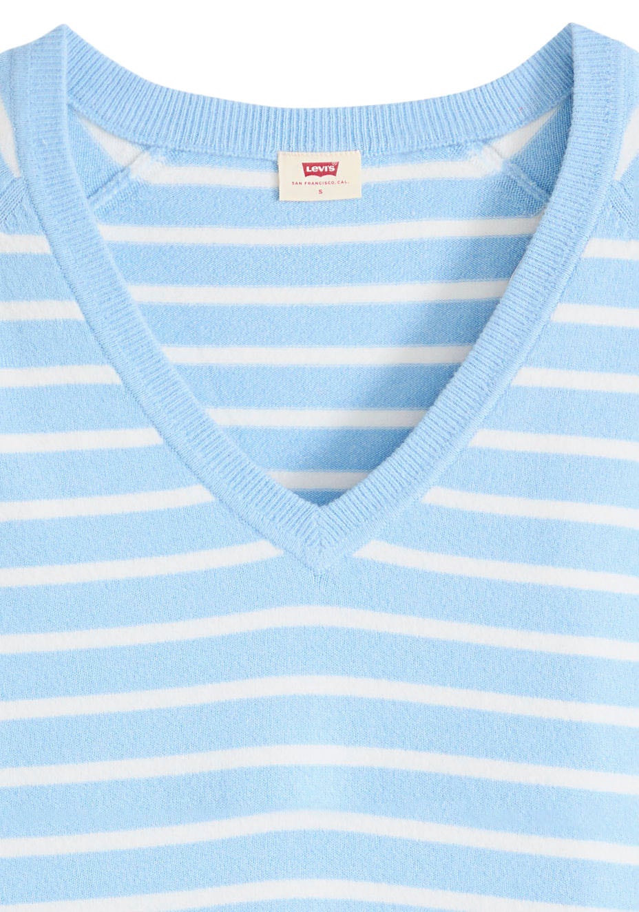 Levi's® V-Ausschnitt-Pullover »SUPER SOFT VNECK PULLOVER« im Bund beidseitig mit kurzem Schlitz