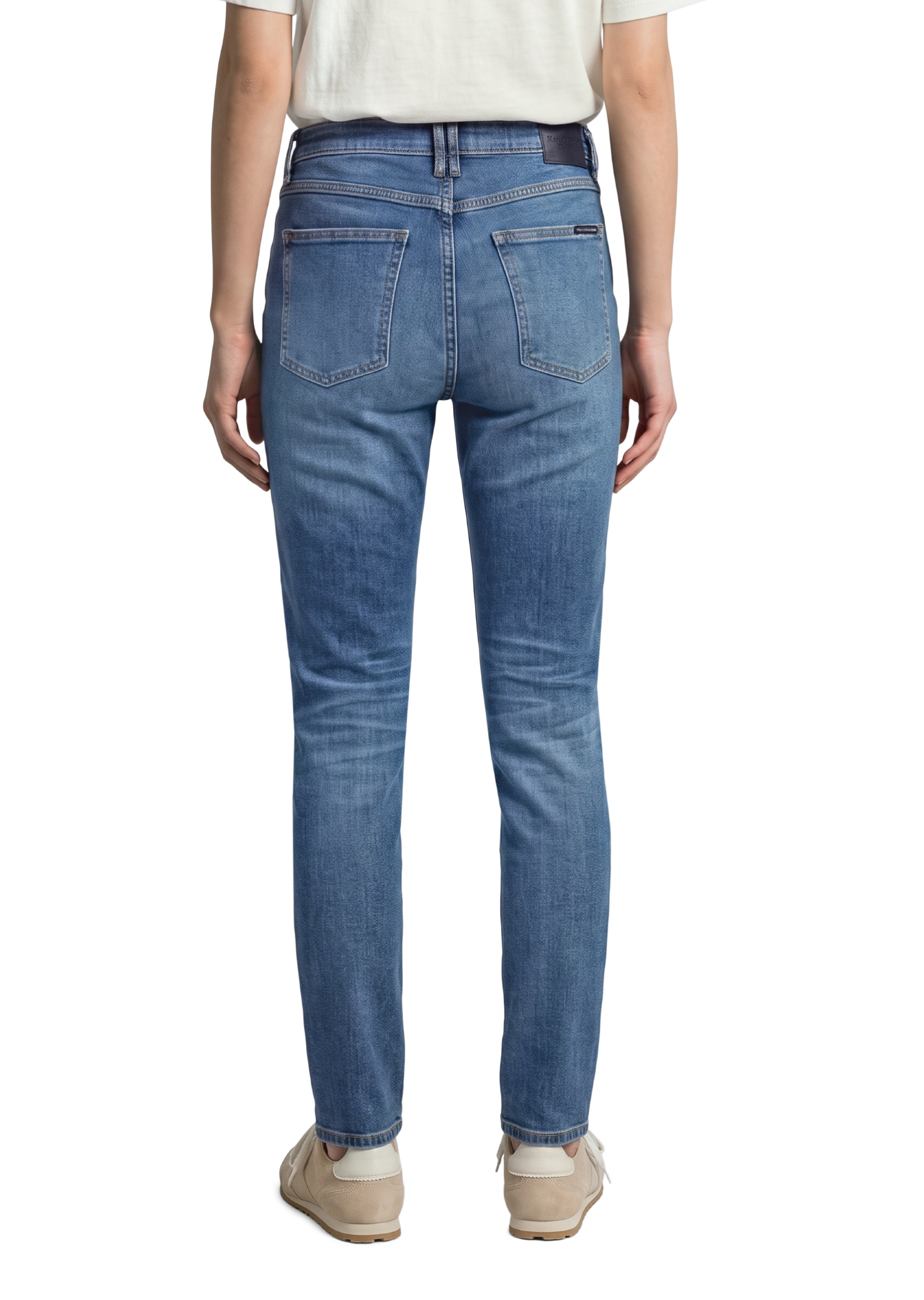 Marc O'Polo DENIM Boyfriend-Jeans »Freja« in heller Waschung