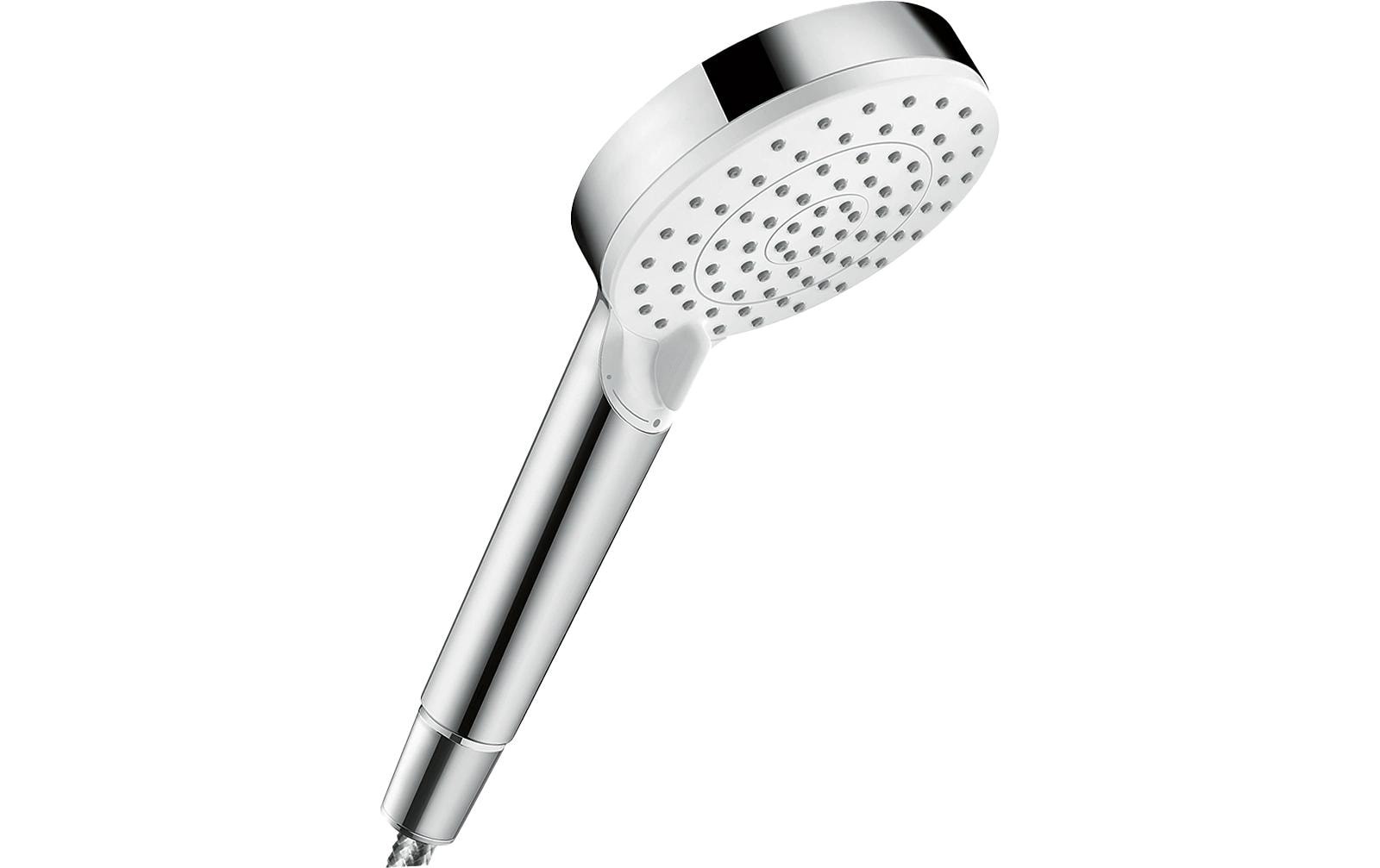 hansgrohe Handbrause »Crometta« 10cm, wassersparend 9 l/min Weiss/chrom