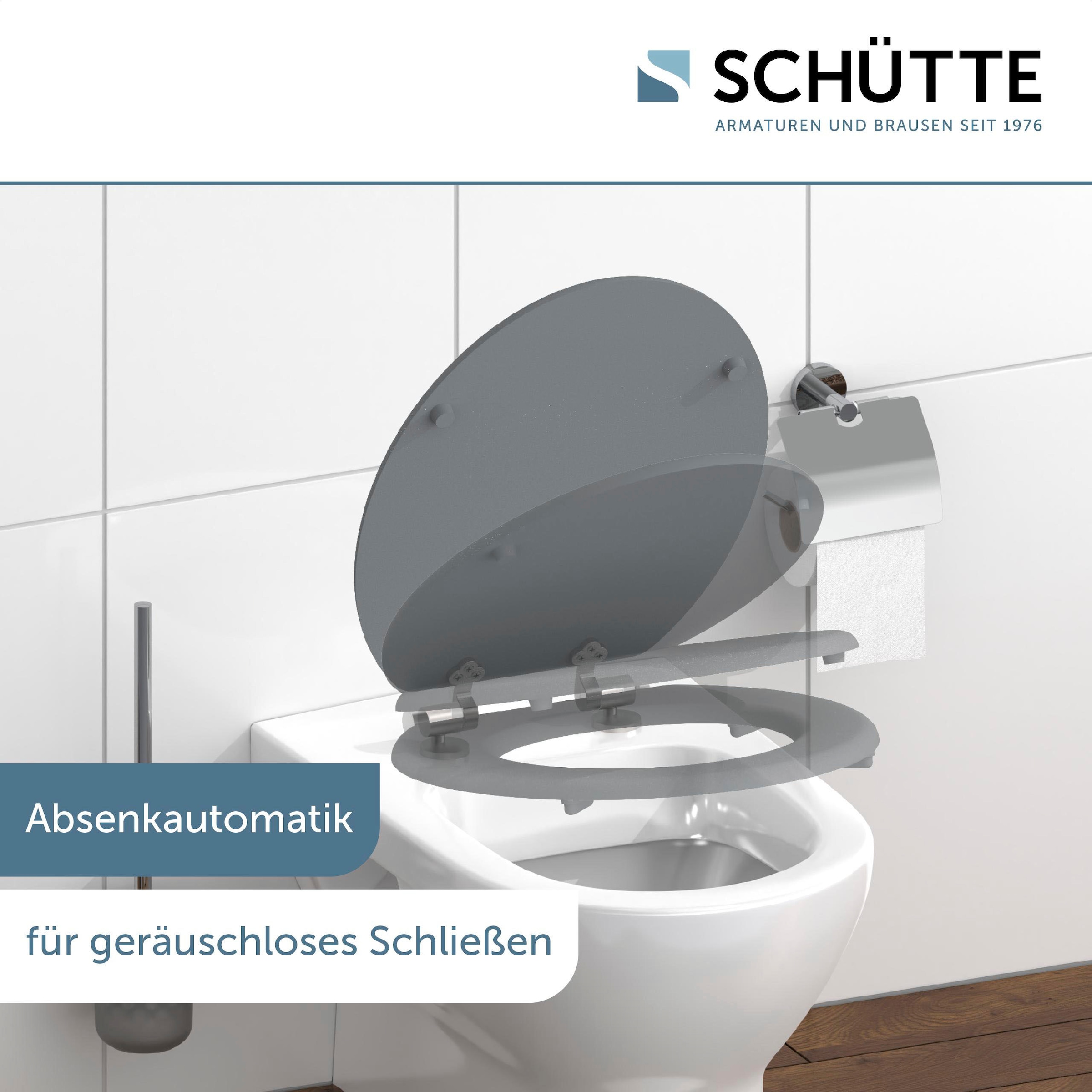 Schütte WC-Sitz »SPIRIT GREY« Toilettendeckel, mit Absenkautomatik