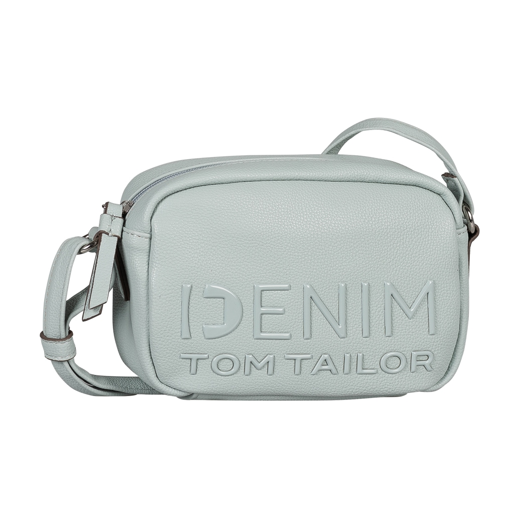 TOM TAILOR Denim Sac à main »Aveline« Sac bandoulière femme, sac épaule avec logo 3D brillant