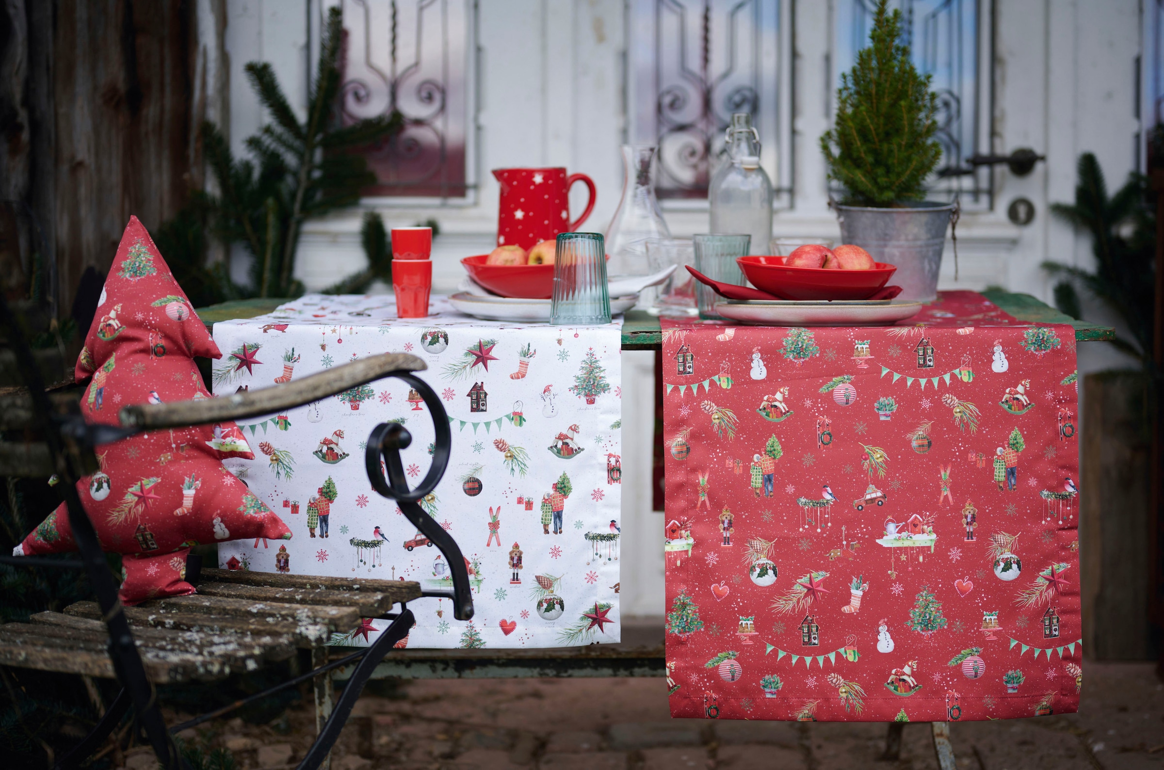 APELT Tischläufer »6200 WINTERWELT, Weihnachtsdeko, Weihnachten« Digitaldruck