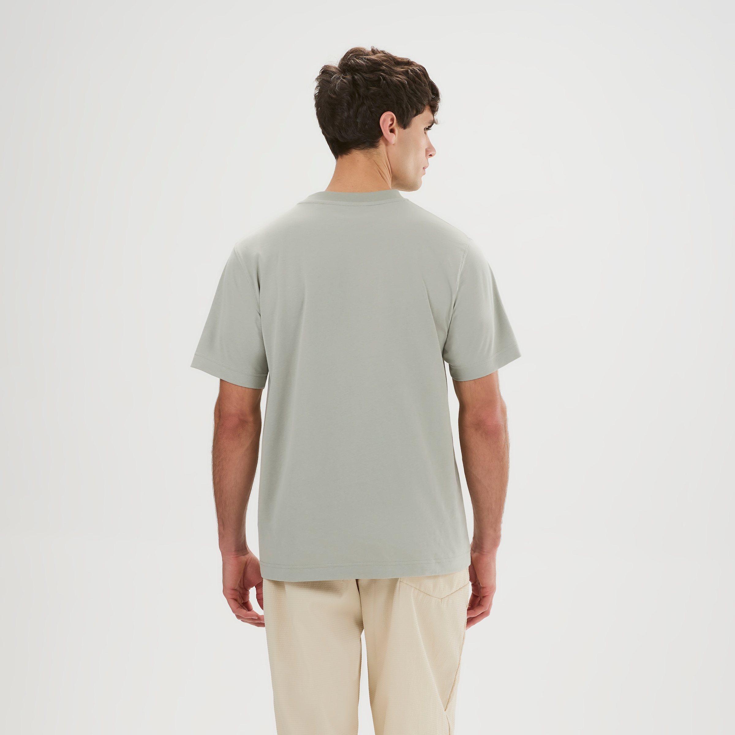 Ellesse T-shirt »ACCIANO T-SHIRT« manches courtes, col rond, sans fermeture, en coton
