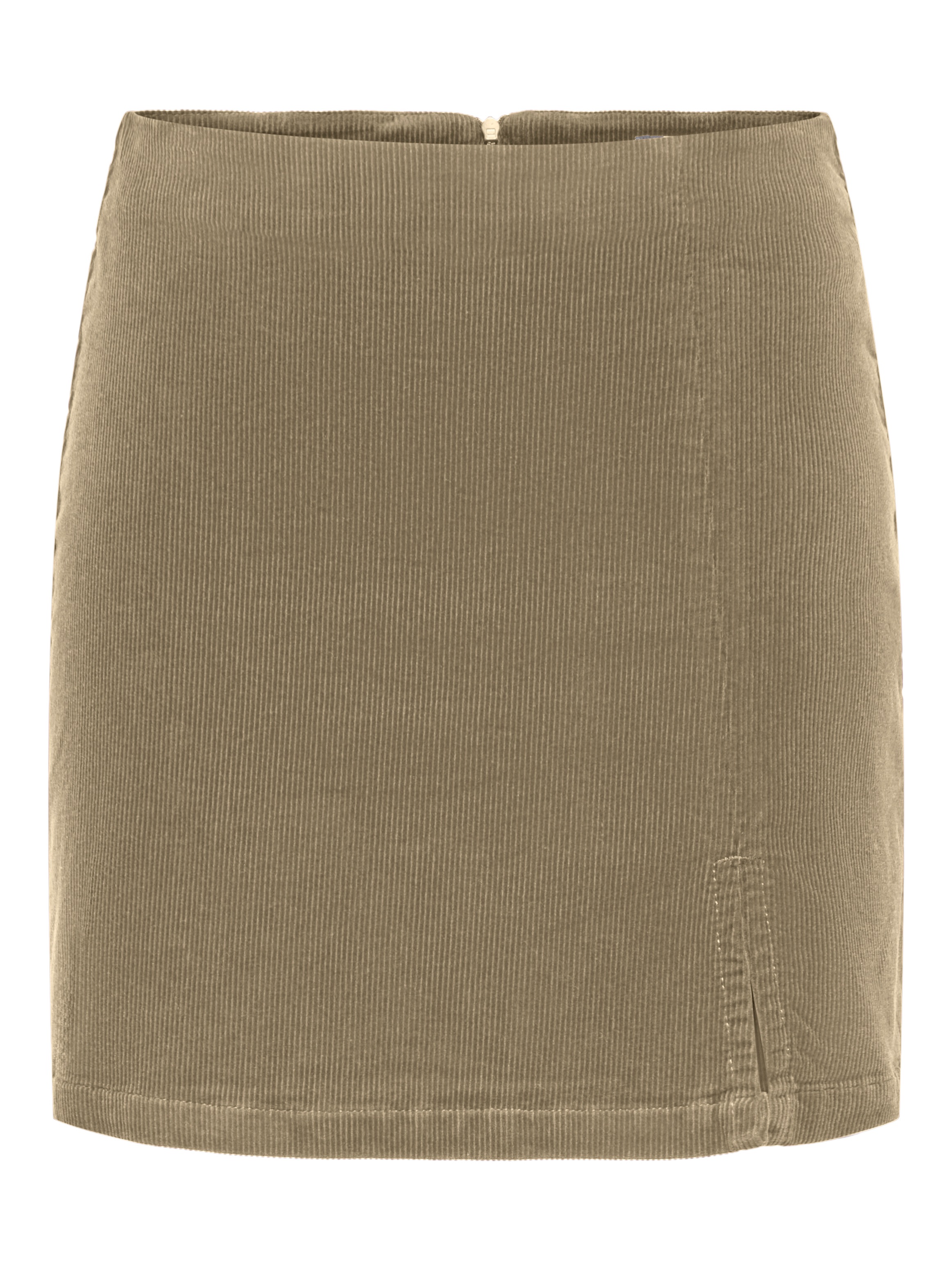 ONLY Jupe en velours »ONLFLORA HW CORD SHORT SLIT SKIRT PNT« mélange de coton