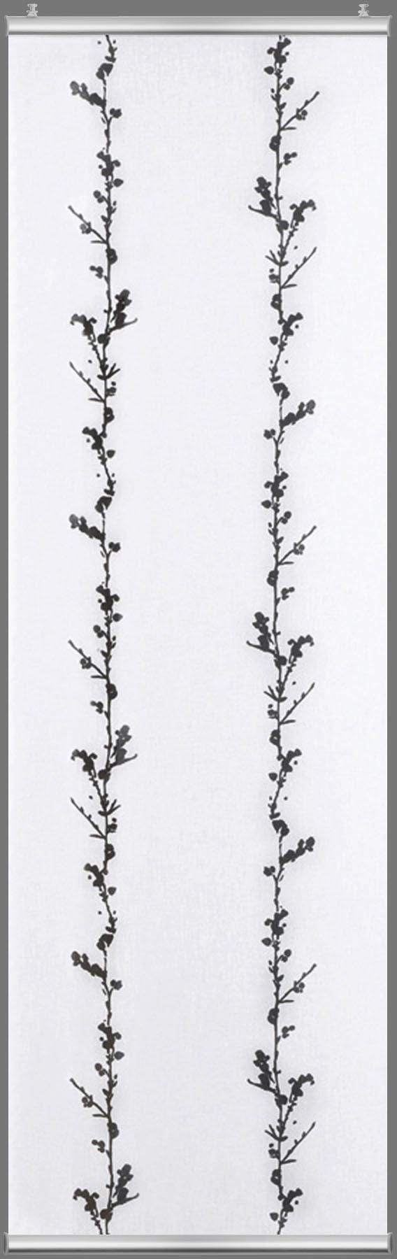 Good Life Rideau coulissant »Alexa« Support de panneau 1 cuis tlg. HxB: 245x60, mit Aufhängung in silberfarben