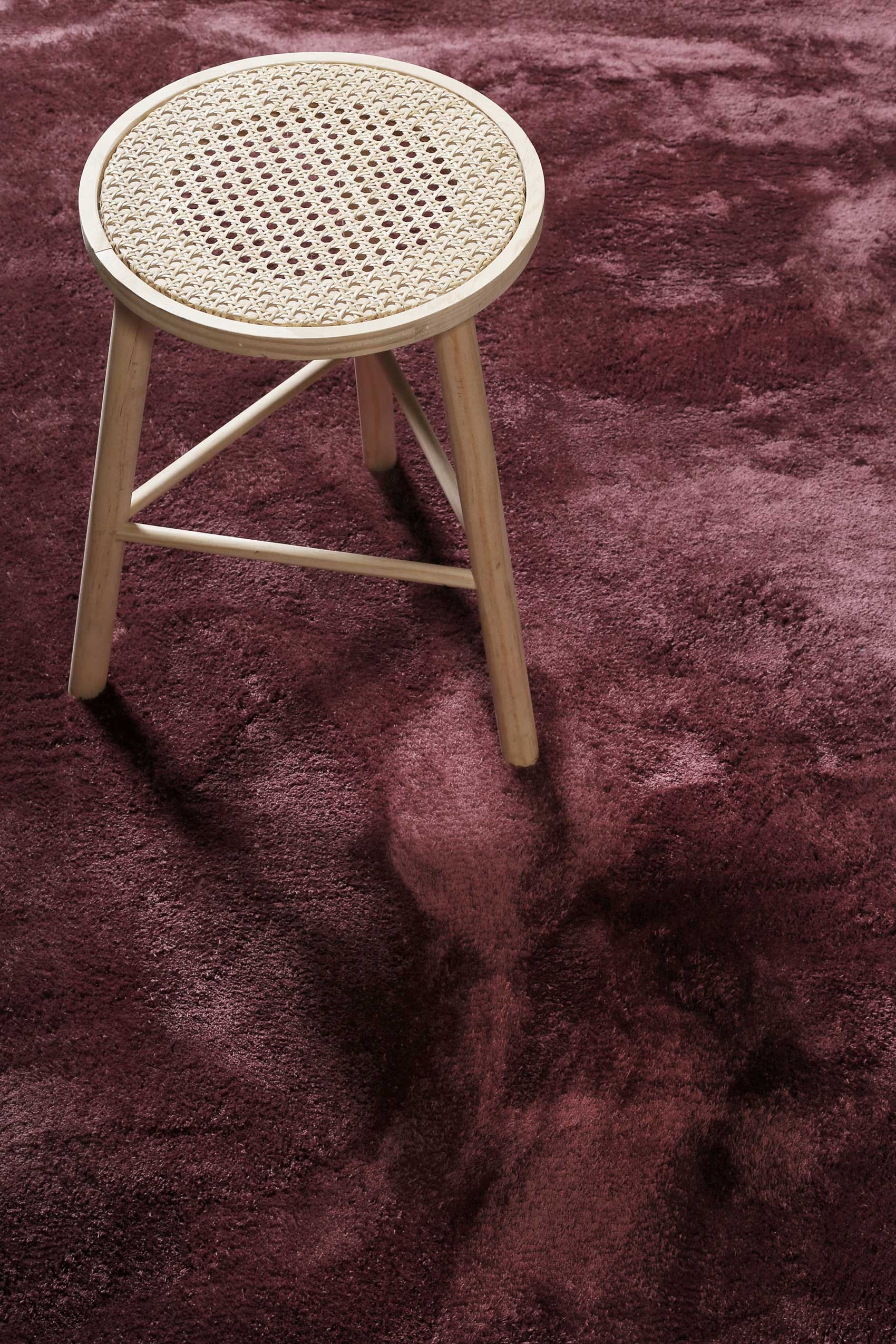 Homie Living Tapis »Sienna« Carré 20 mm Höhe poils longs, microfibre, uni, doux et moelleux, salon, chambre