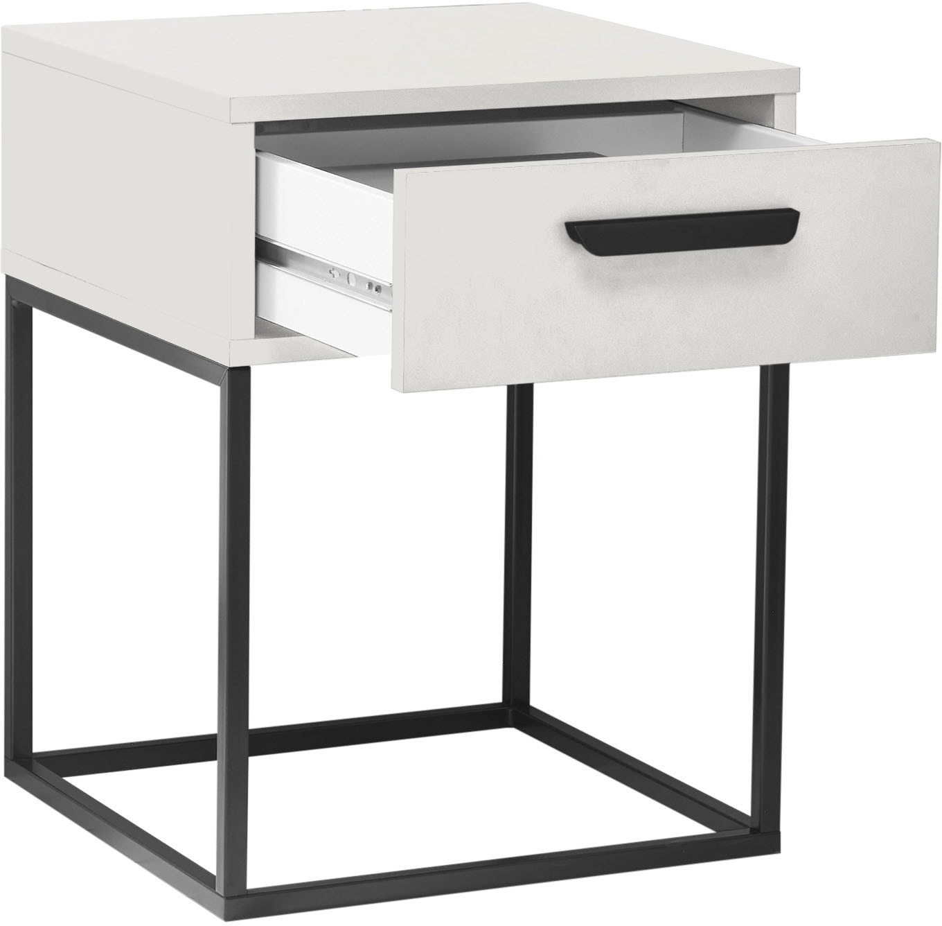 Schlafkontor Table de nuit »Suna Kommode, Nachttisch, Nachtschrank« auf Metallgestell