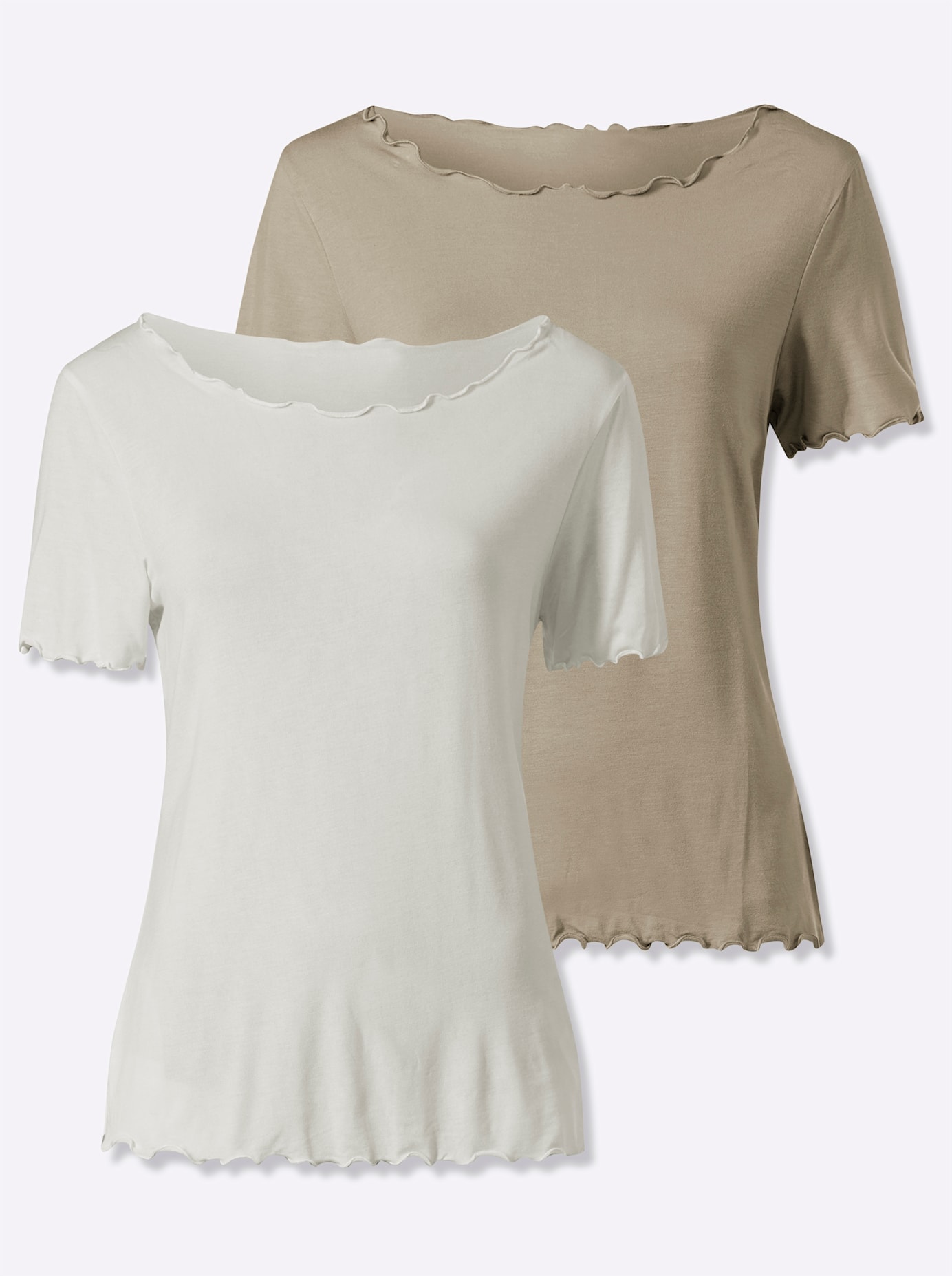heine T-shirt »Doppelpack Shirts« 2 pièces