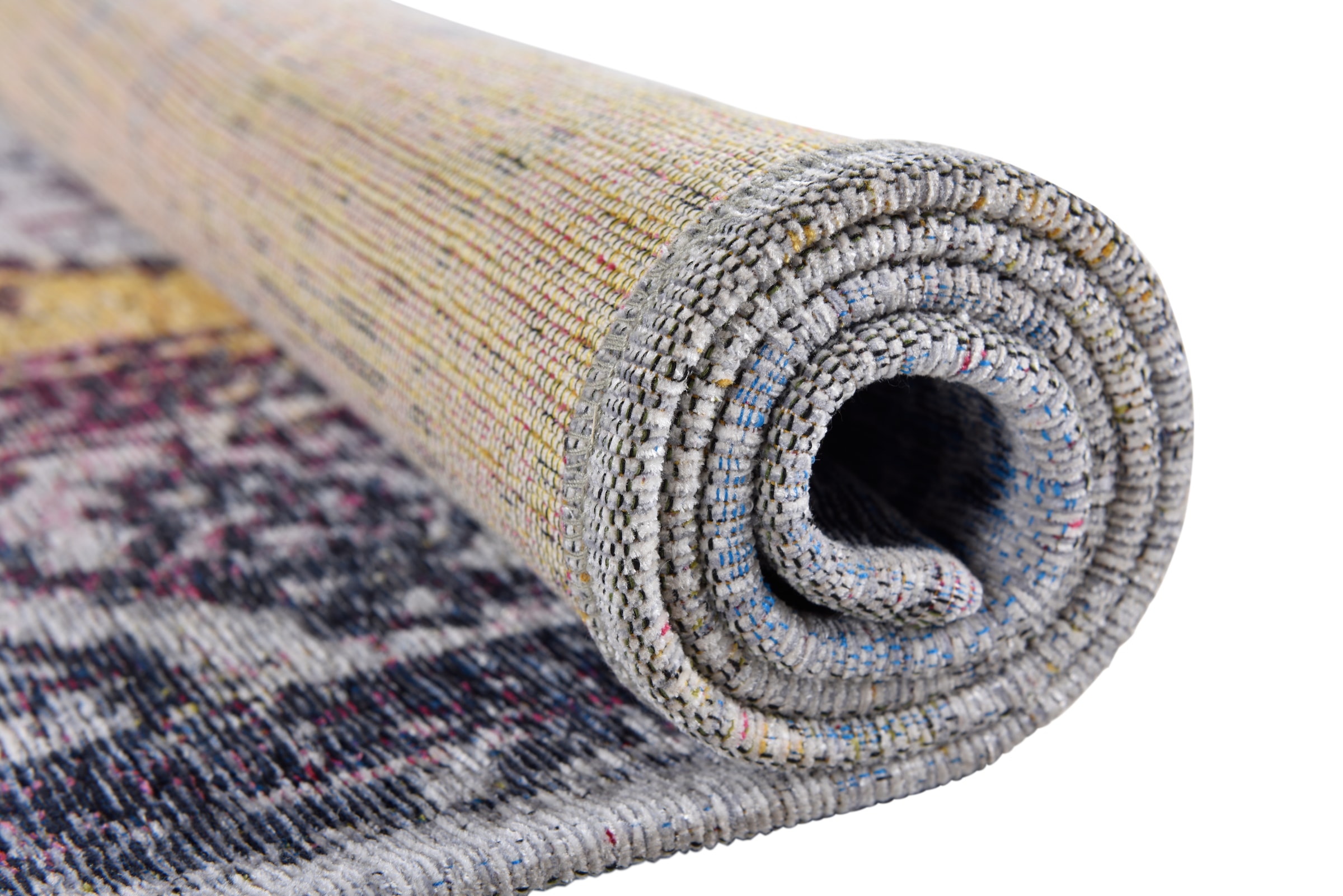 Gino Falcone Teppich »Cosima-118« rechteckig 3 mm Höhe gewebter Jaquard-Teppich, mit Chenillegarn, moderne Orient-Optik