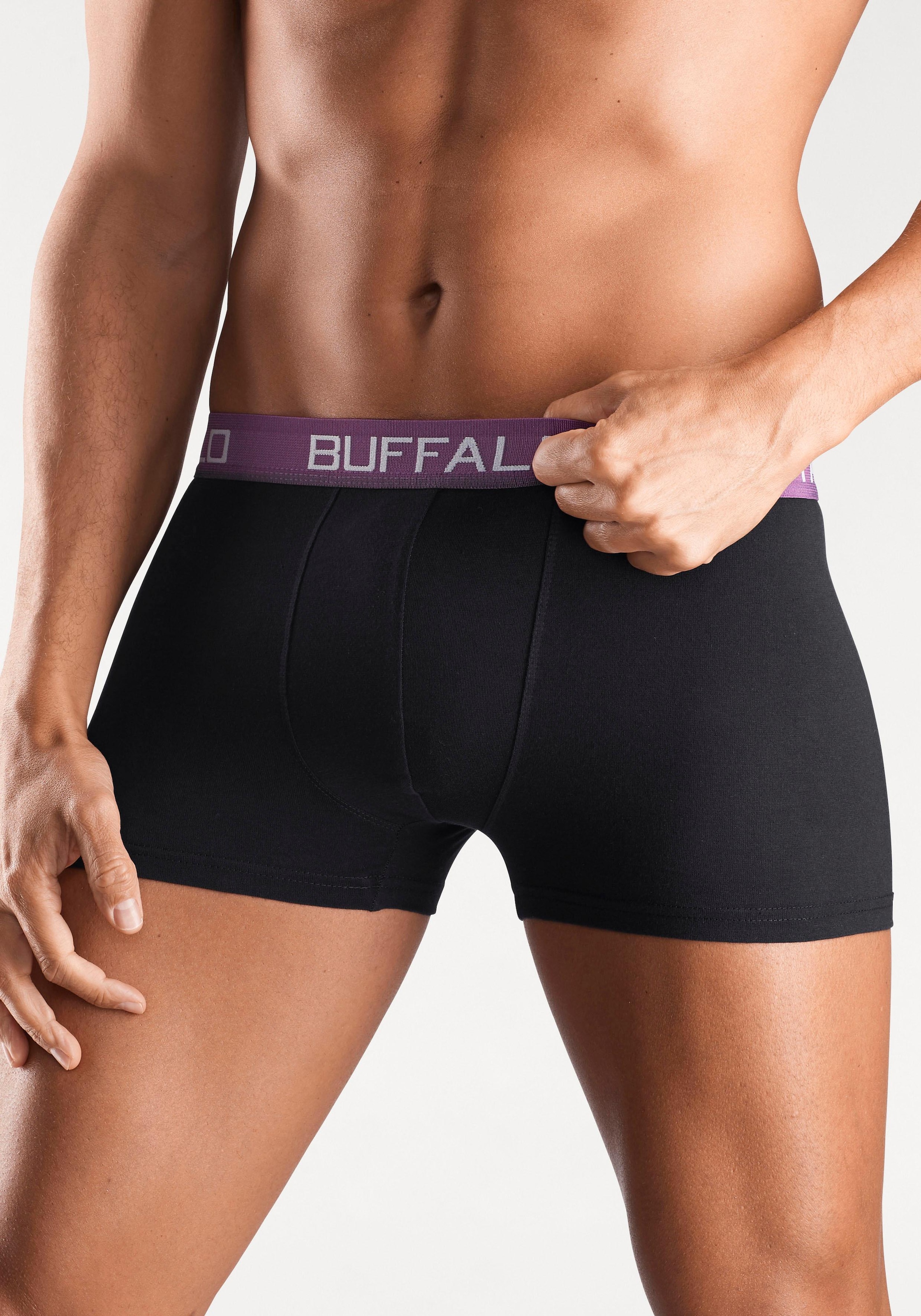 Buffalo Boxer »Boxershorts für Herren« Packung, 4 cuis aus Baumwoll-Mix