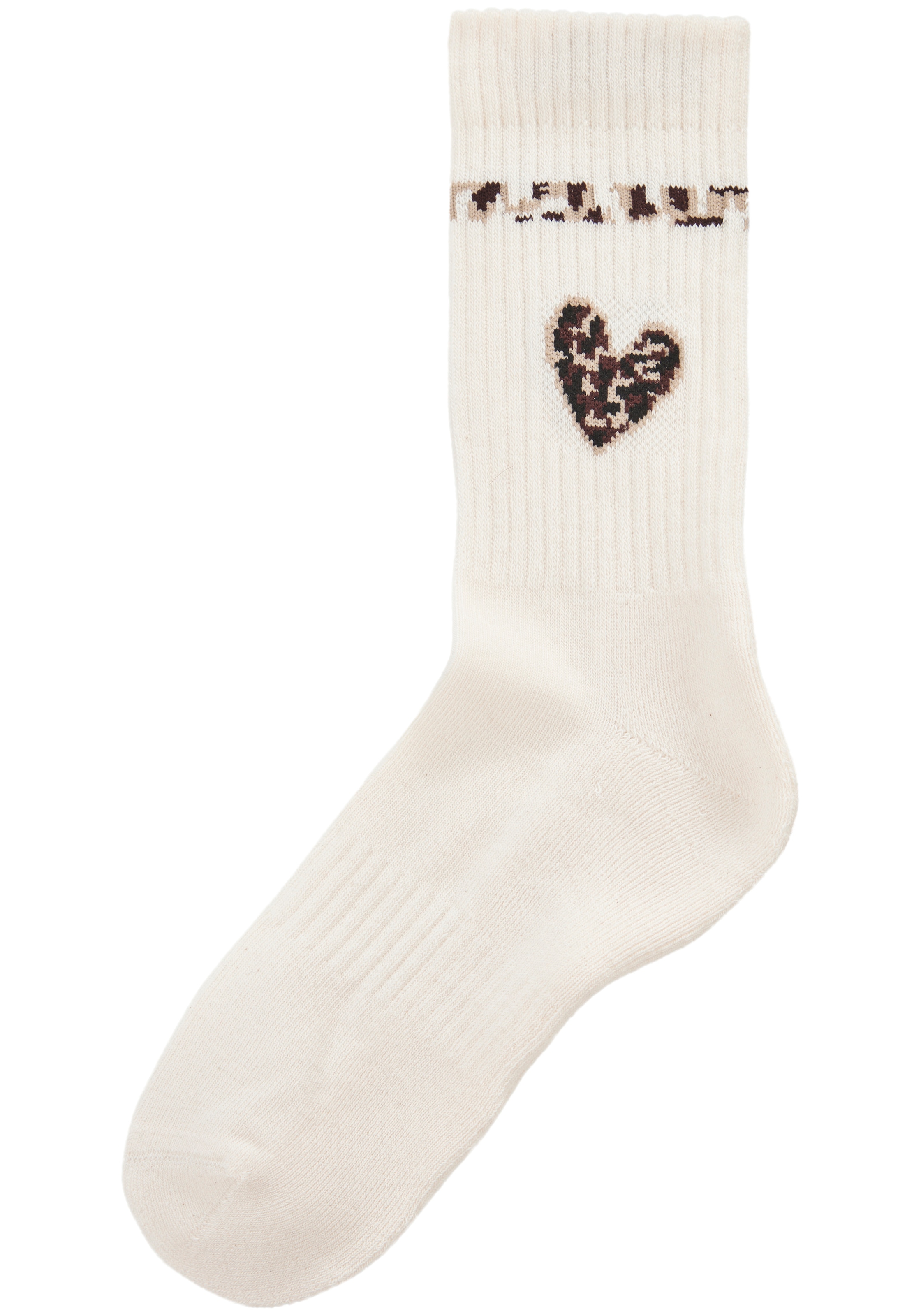 Buffalo Chaussettes de tennis »Damen Fussfrottee Sportsocken; modisch« Paquet, 5 Couple tlg. dans différents motifs animaliers