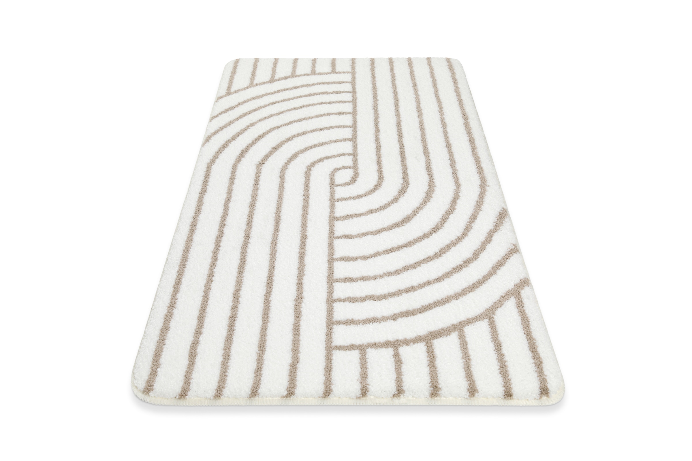 Wecon home Basics Tapis de bain »Hilda« Höhe 15 mm waschbar, rutschfest, strapazierfähig, pflegeleicht mit Retro Muster
