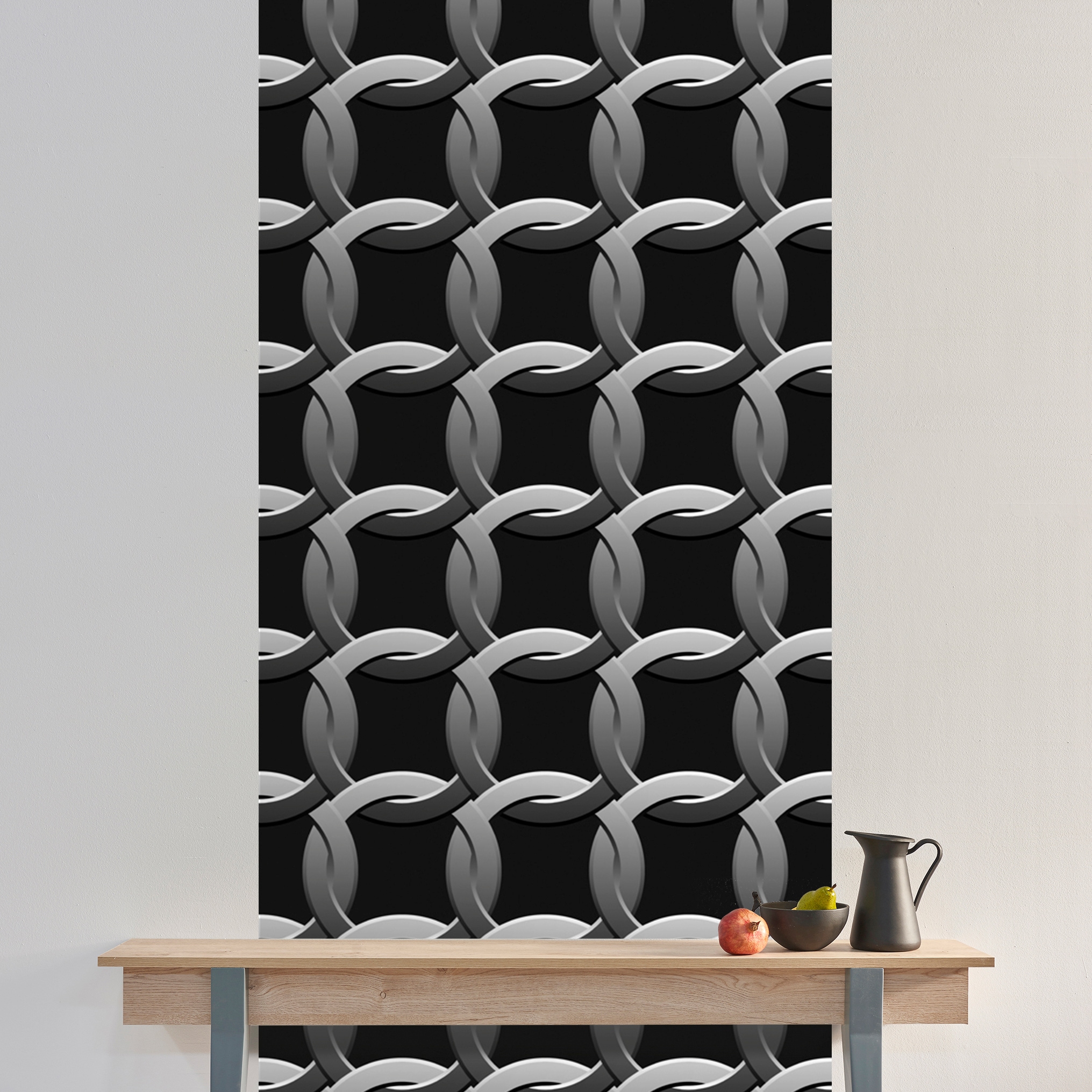 queence Papier peint vinyle »Minnie« imprimé 90x250cm, selbstklebend, kinderleichte Anbringung, , Sticker