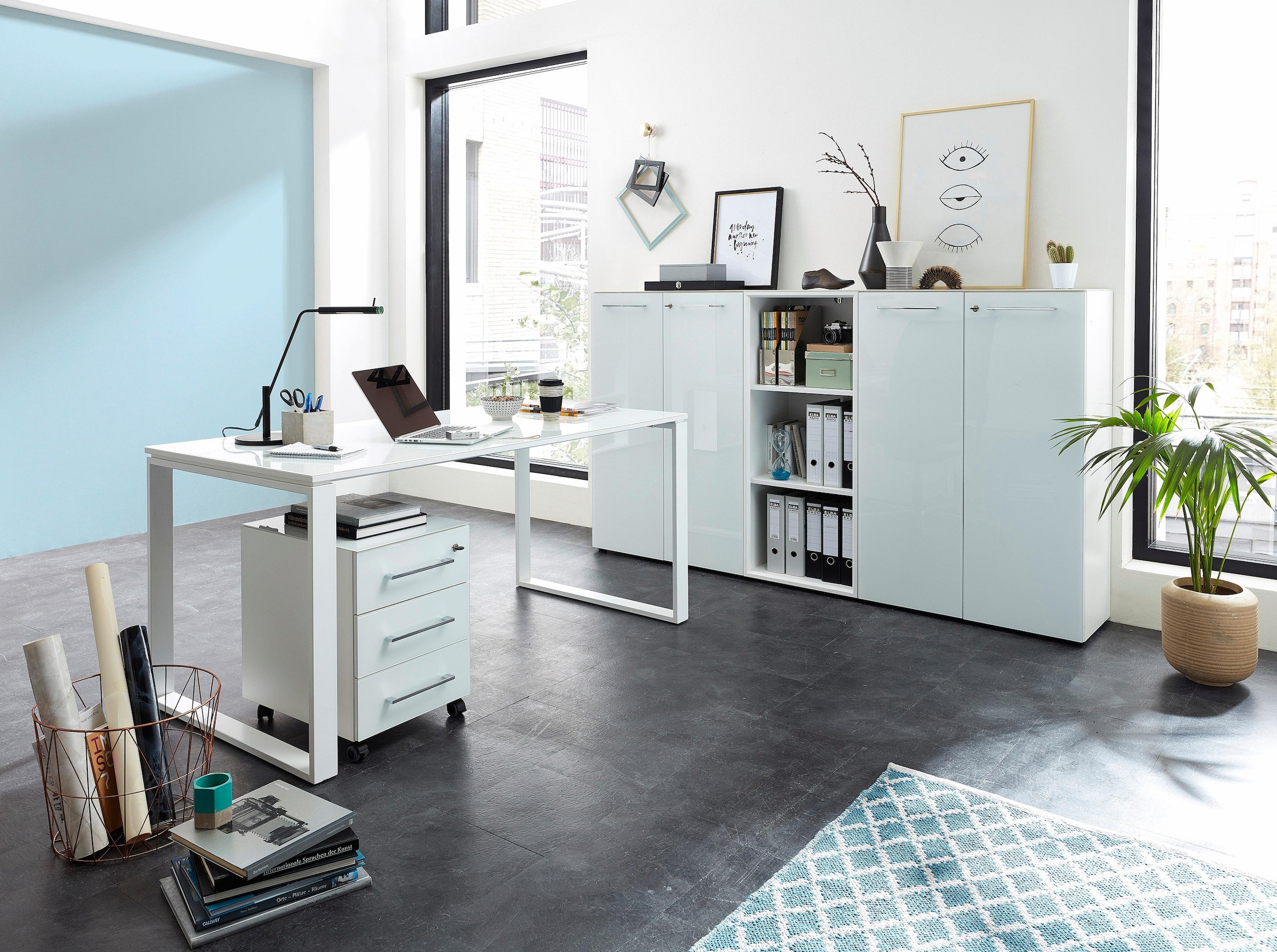 GERMANIA Étagère à dossiers »GW-Monteria« in 2 Höhen, Fächer mit Ordnerhöhe, Breite 50 cm, Made in Germany