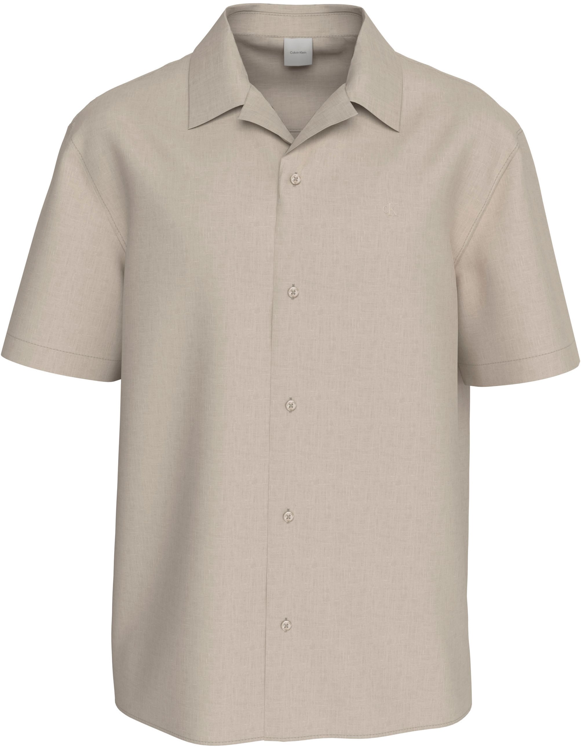 Calvin Klein Chemise en lin »LINEN CLASSIC« coupe régulière, mélange lin-viscose