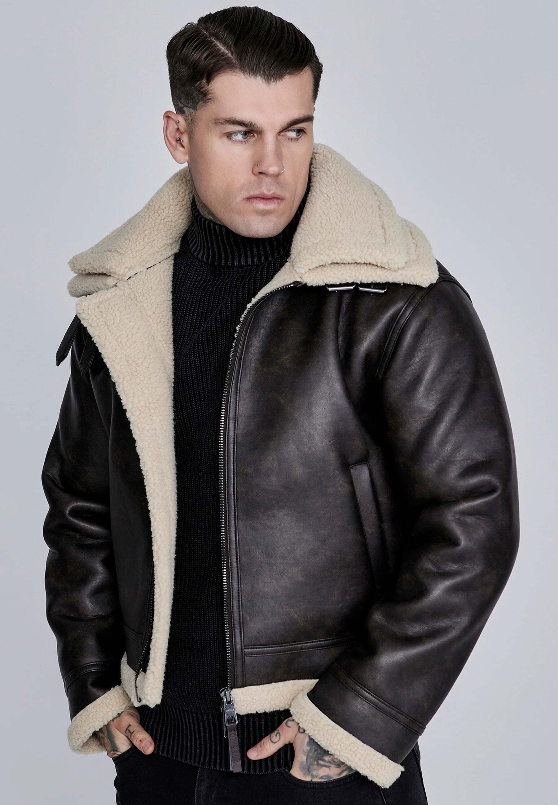 Siksilk Kurzjacke »Siksilk Jacke Aviator Jacket«
