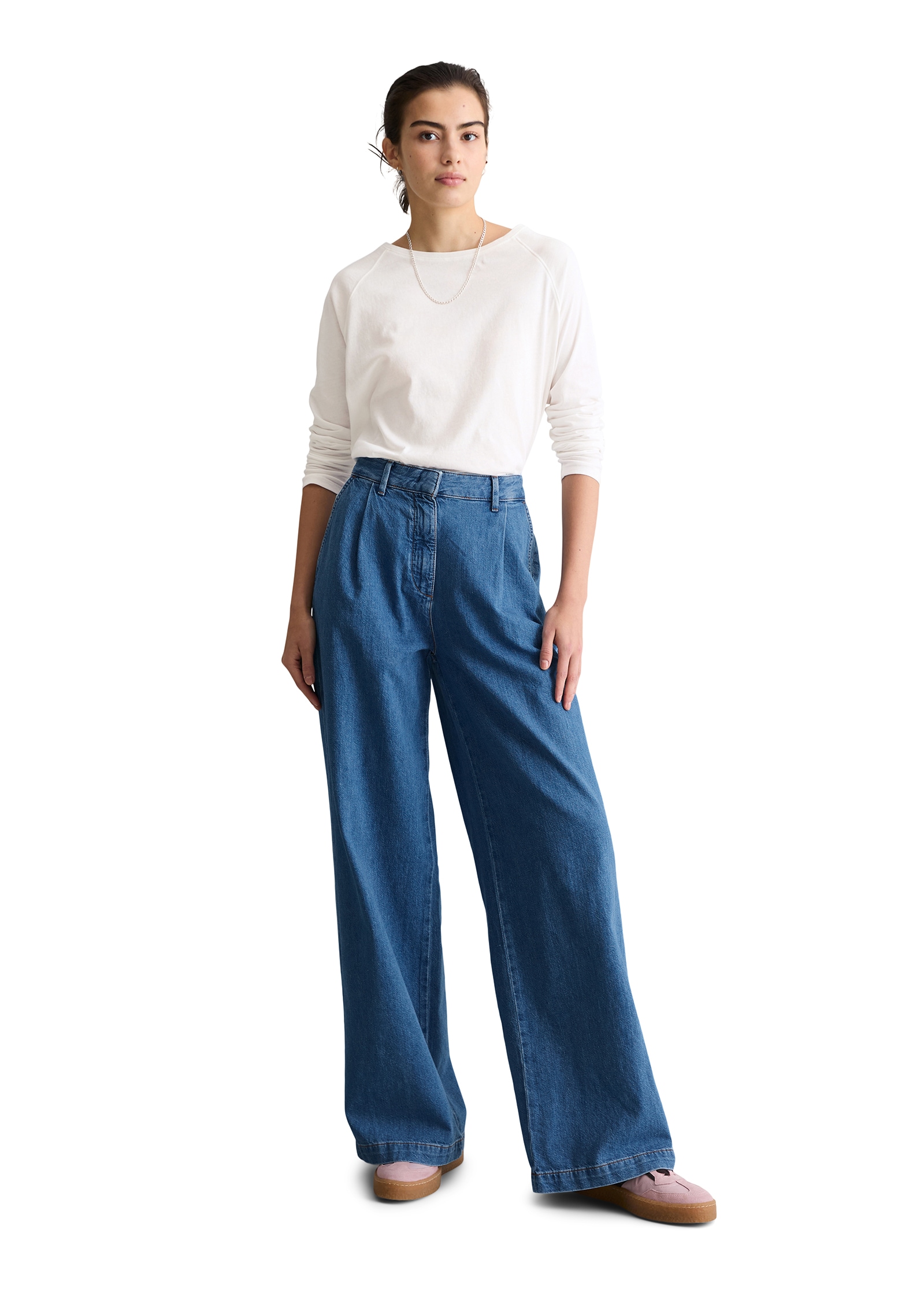 Marc O'Polo DENIM Jeans large »Model Tomma« High Pleated Waist, Wide Leg