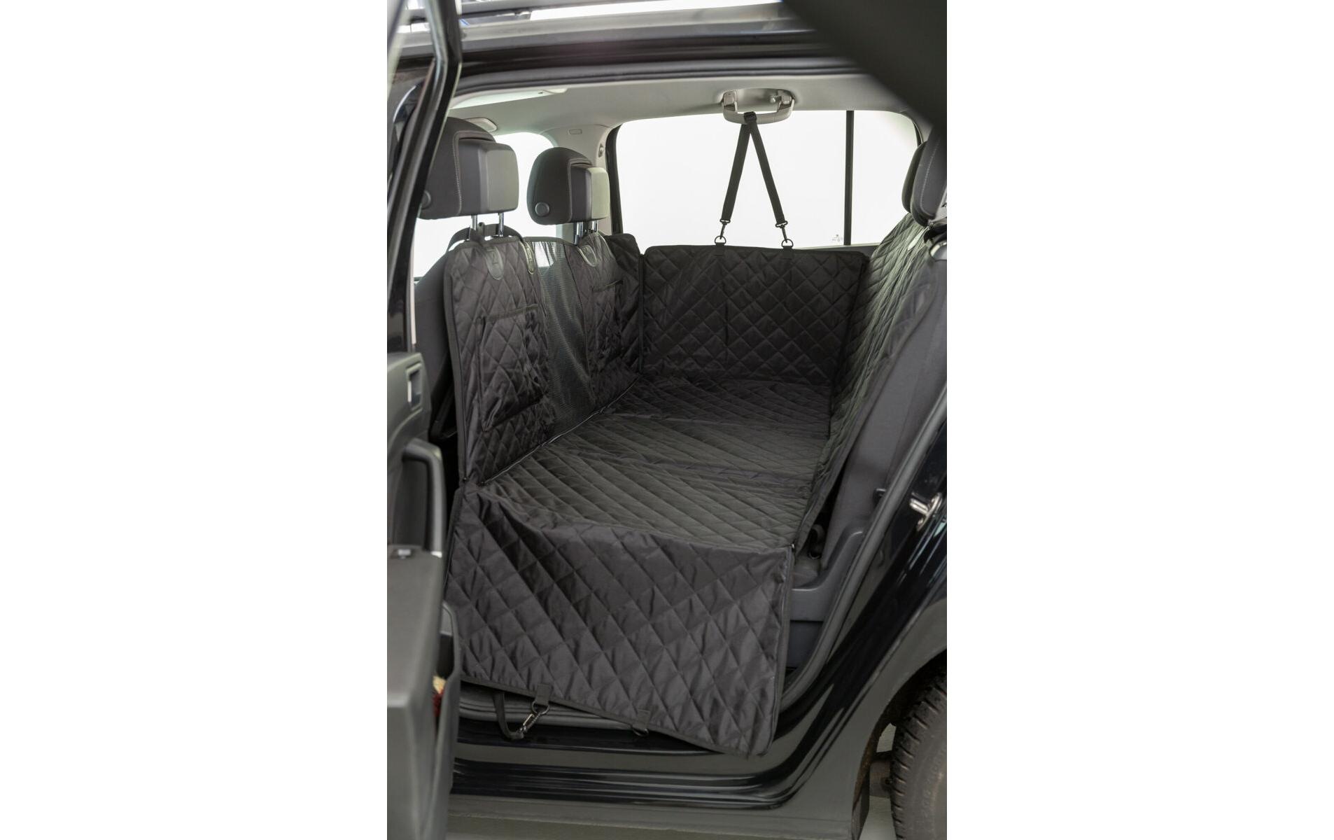 TRIXIE Couverture de voiture pour animaux »1,64 x 1,61 m« Stabile Auto-Schondecke für den Rücksitz