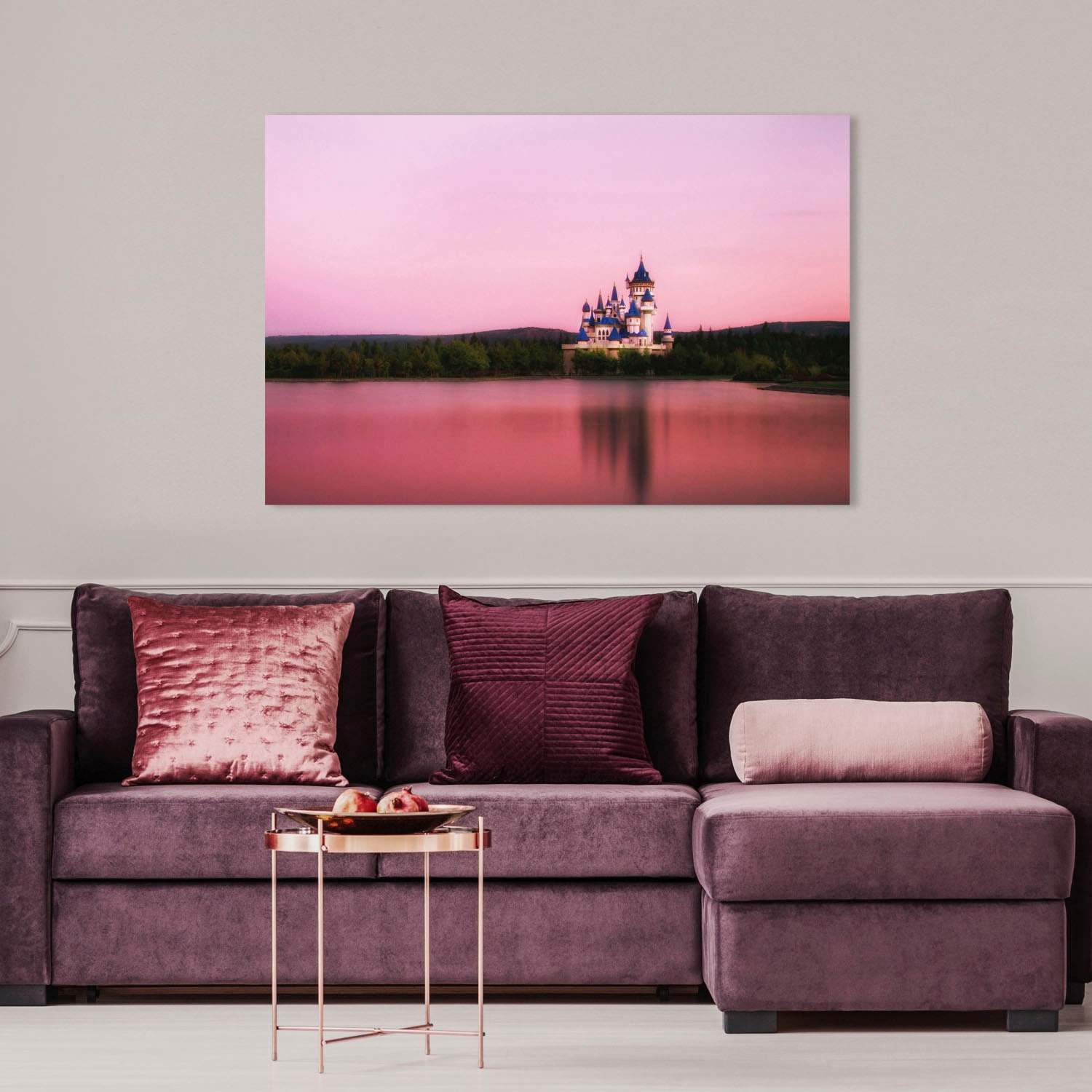 queence Acrylglasbild »Schloss« Märchen | Märchenbilder | Prinzen | Prinzessinnen | Schloss Fine Art-Print in Galeriequalität