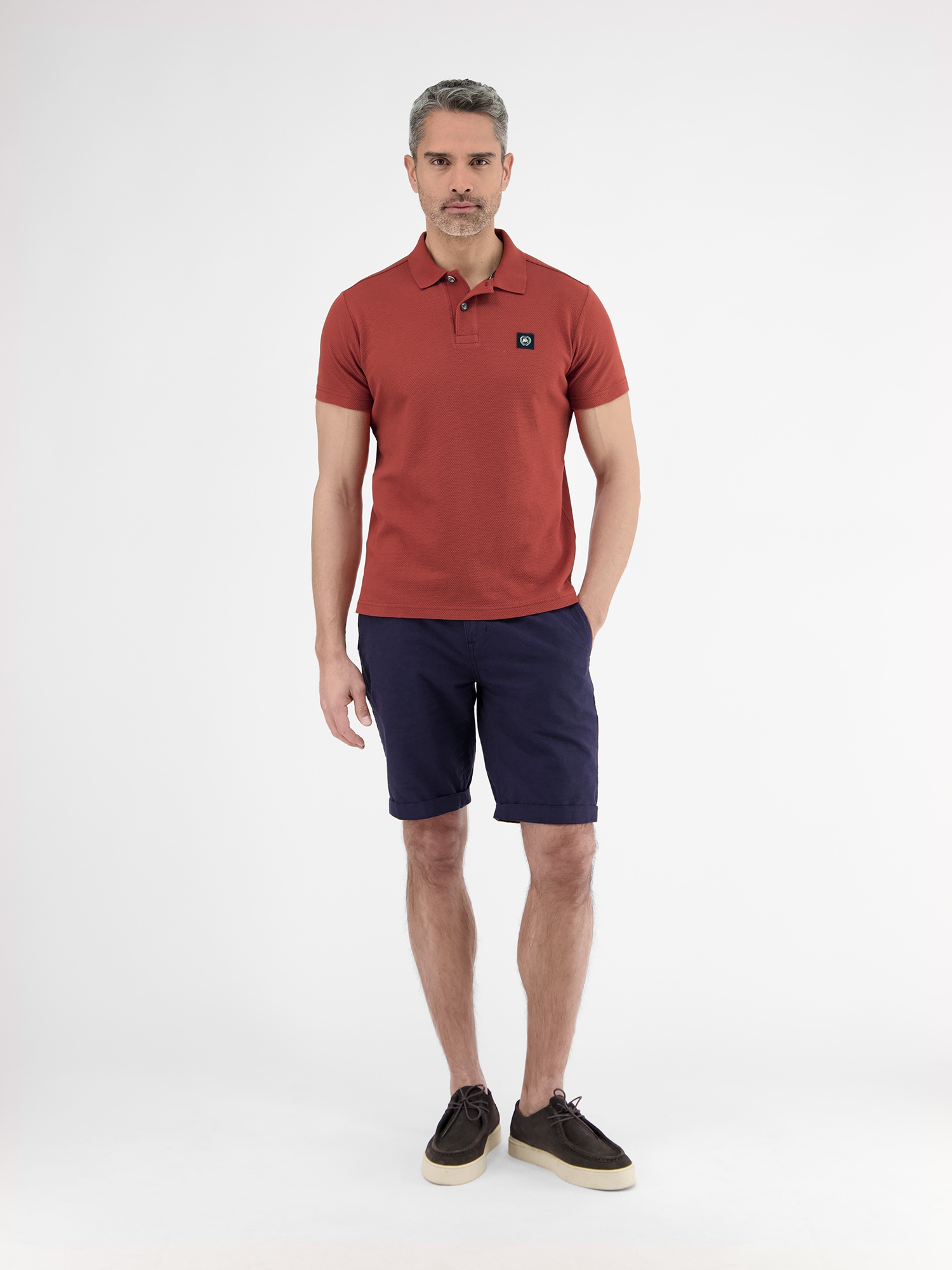 LERROS Polo »Poloshirt in weicher Waffelpiquéqualität«