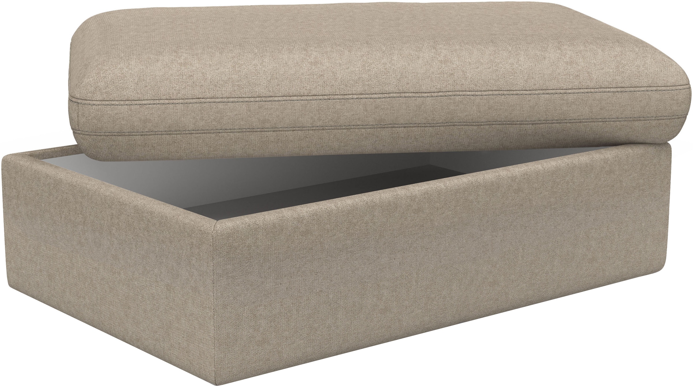 sit&more Tabouret rembourré »Moreno, B: 90 cm« mit Stauraum, individuell kombinierbar