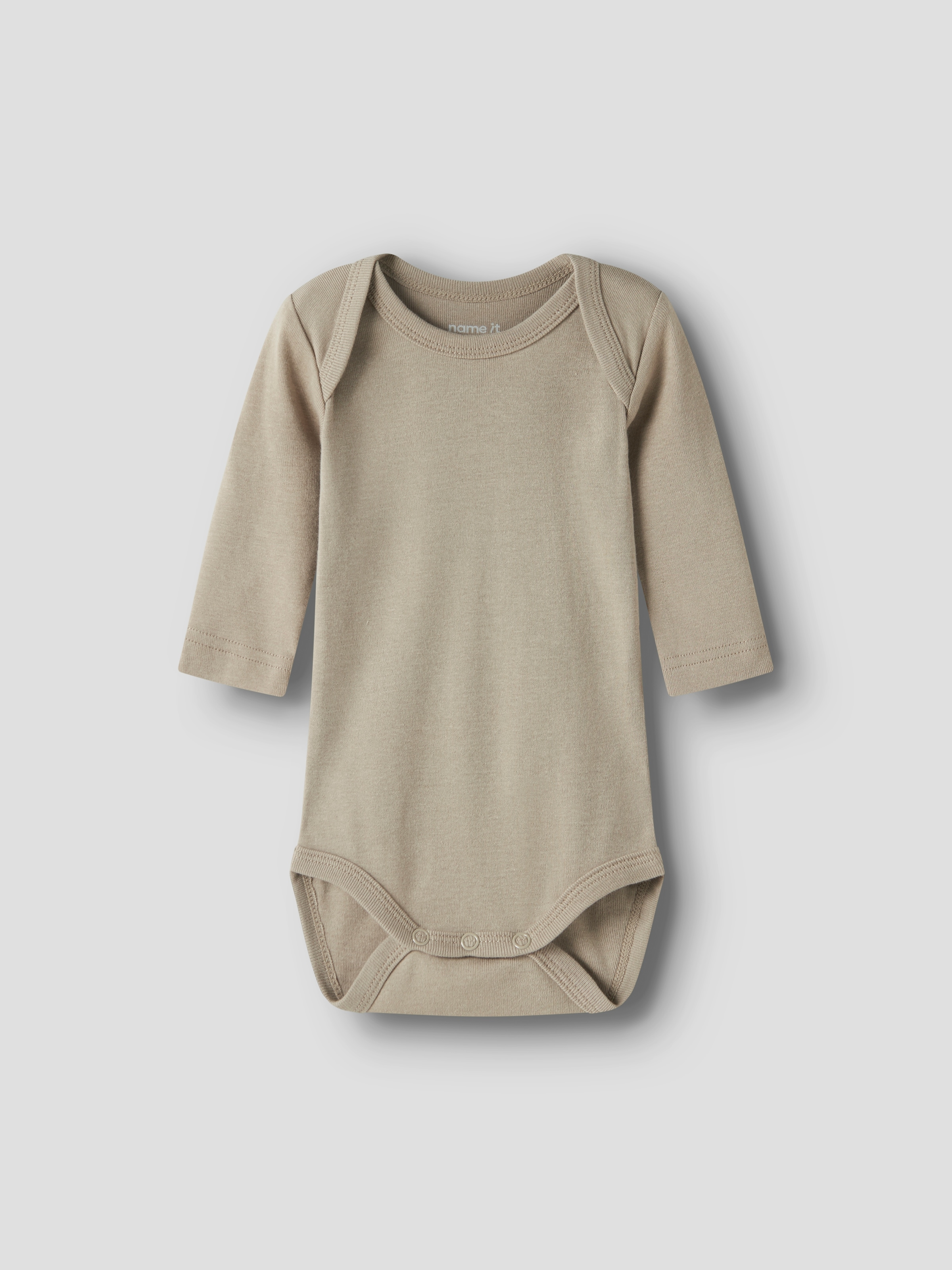 Name It Langarmbody »NBNBODY 3P LS PUMICE BEAR NOOS« Packung, 3 tlg.