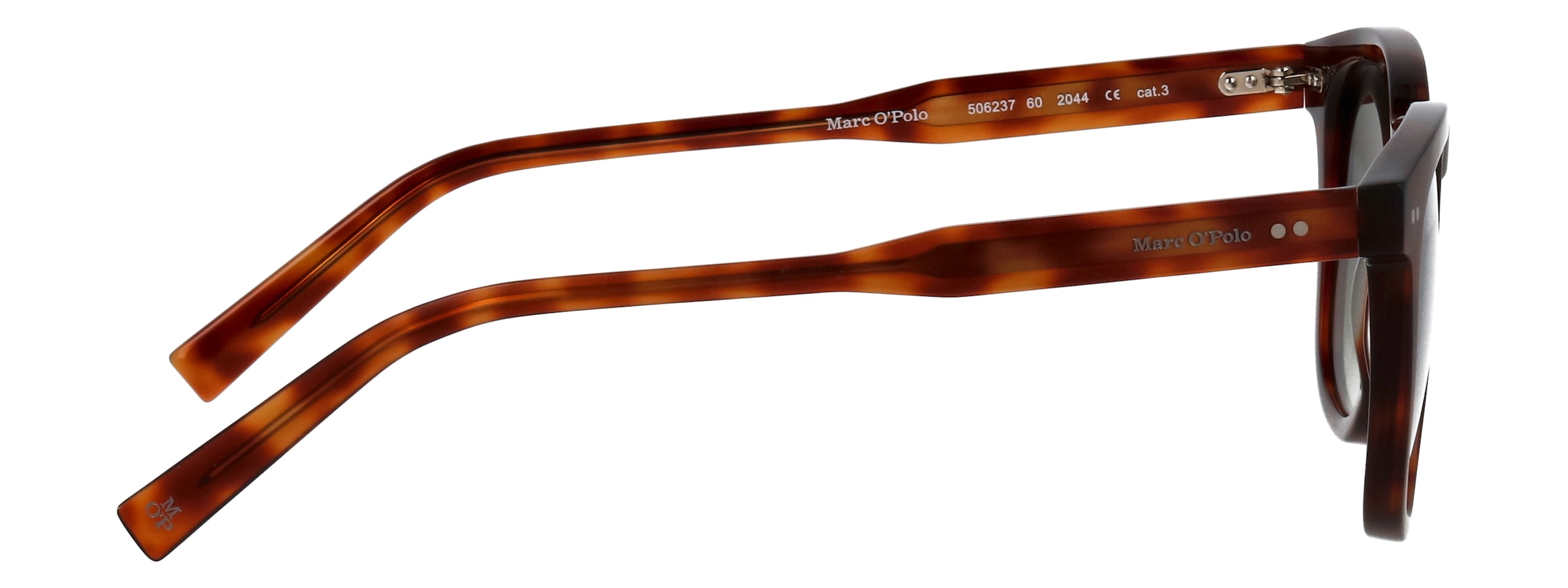 Marc O'Polo Lunettes de soleil »Modell 506237« Form Karree/Soft, Logoschriftzug auf Bügel, Kunststofffassung