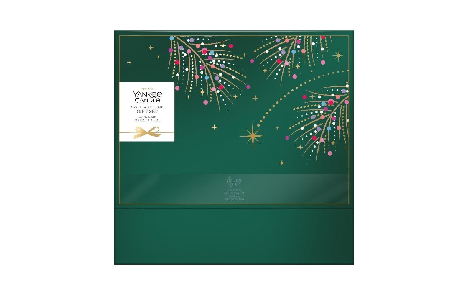 Yankee Candle Duftkerze »Geschenkset Christmas Moments, Candle & Reed Diffuser«