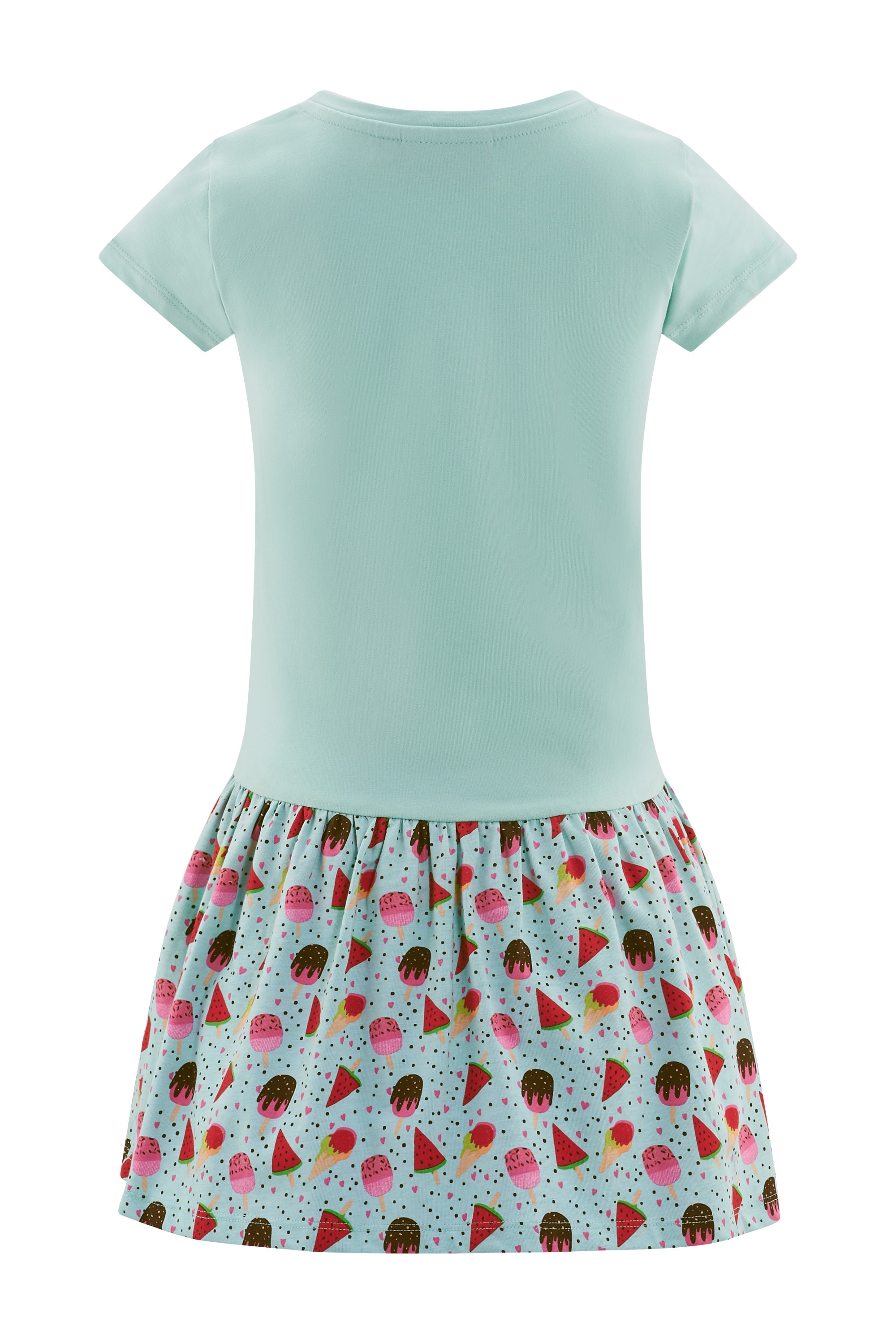 happy girls Robe en jersey vorne mit applizierter Umhängetasche mit Pailletten