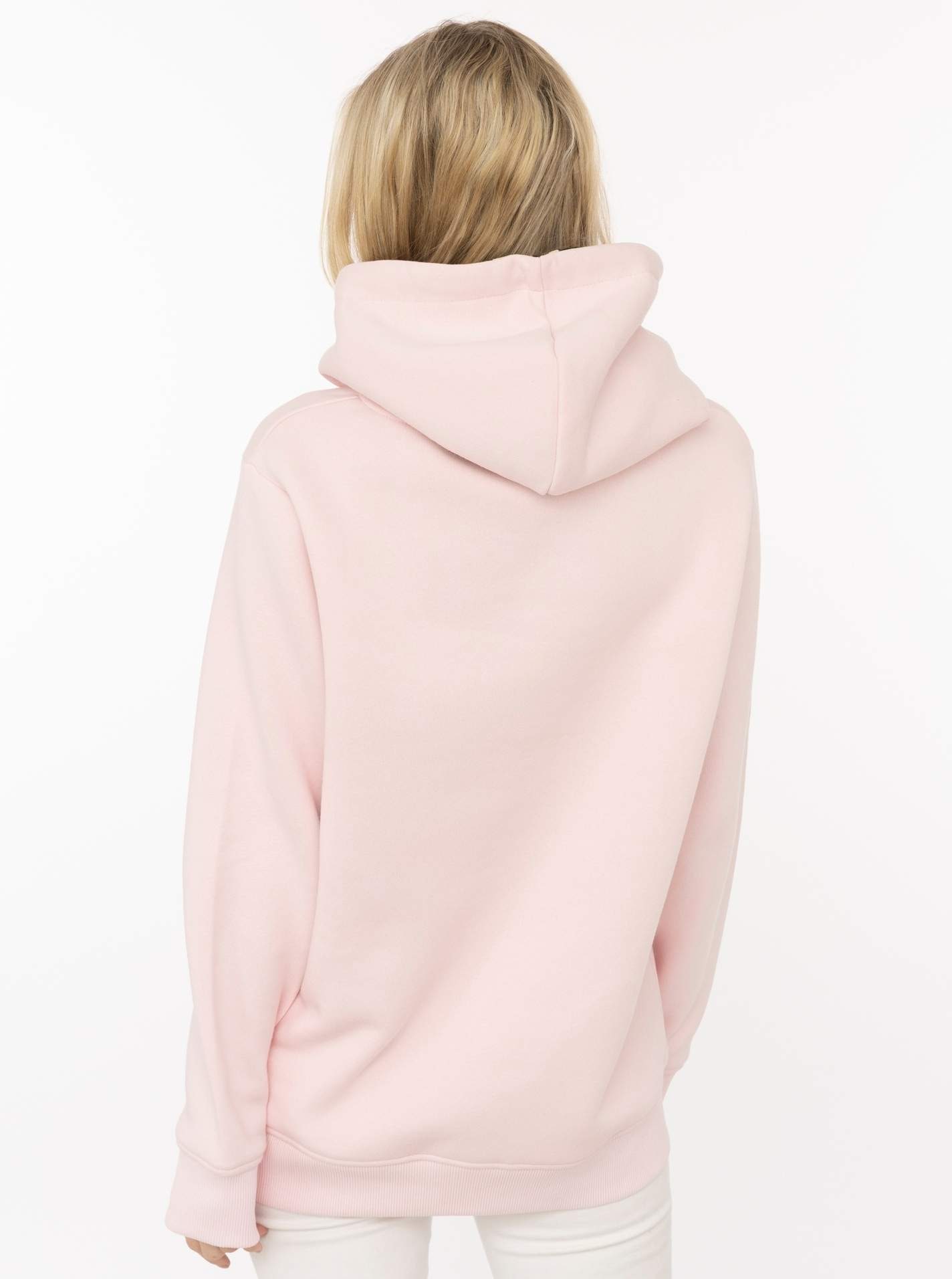 Zwillingsherz Hoodie »"BRAVE Heart"«, motif léopard brodé, capuche avec motif léopard, poche kangourou
