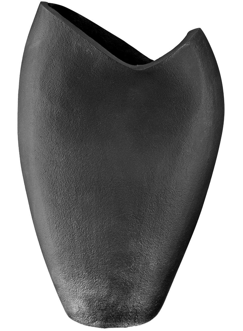 Casablanca by Gilde Vase décoratif »Vulkano, aus Aluminium, nicht wasserdicht« mit Filzgleitern, nur für Dekozwecke geeignet