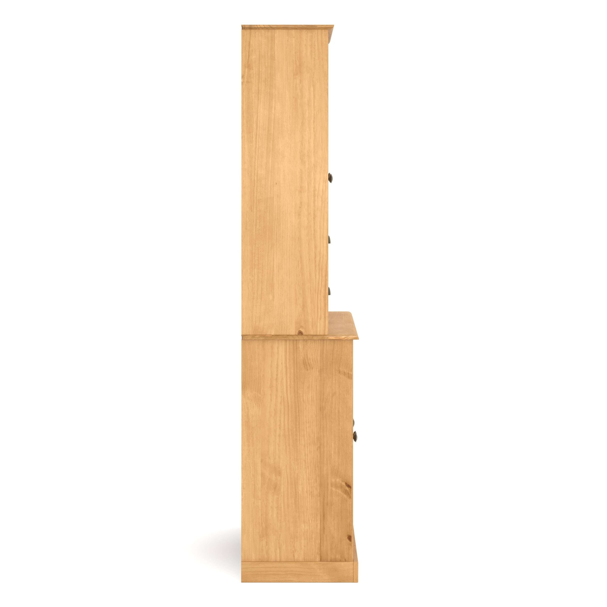 GOODproduct Buffet »Turia« mit Glas- u. Lamellentüren, aus massivem Kiefernholz FSC®, Höhe 180 cm