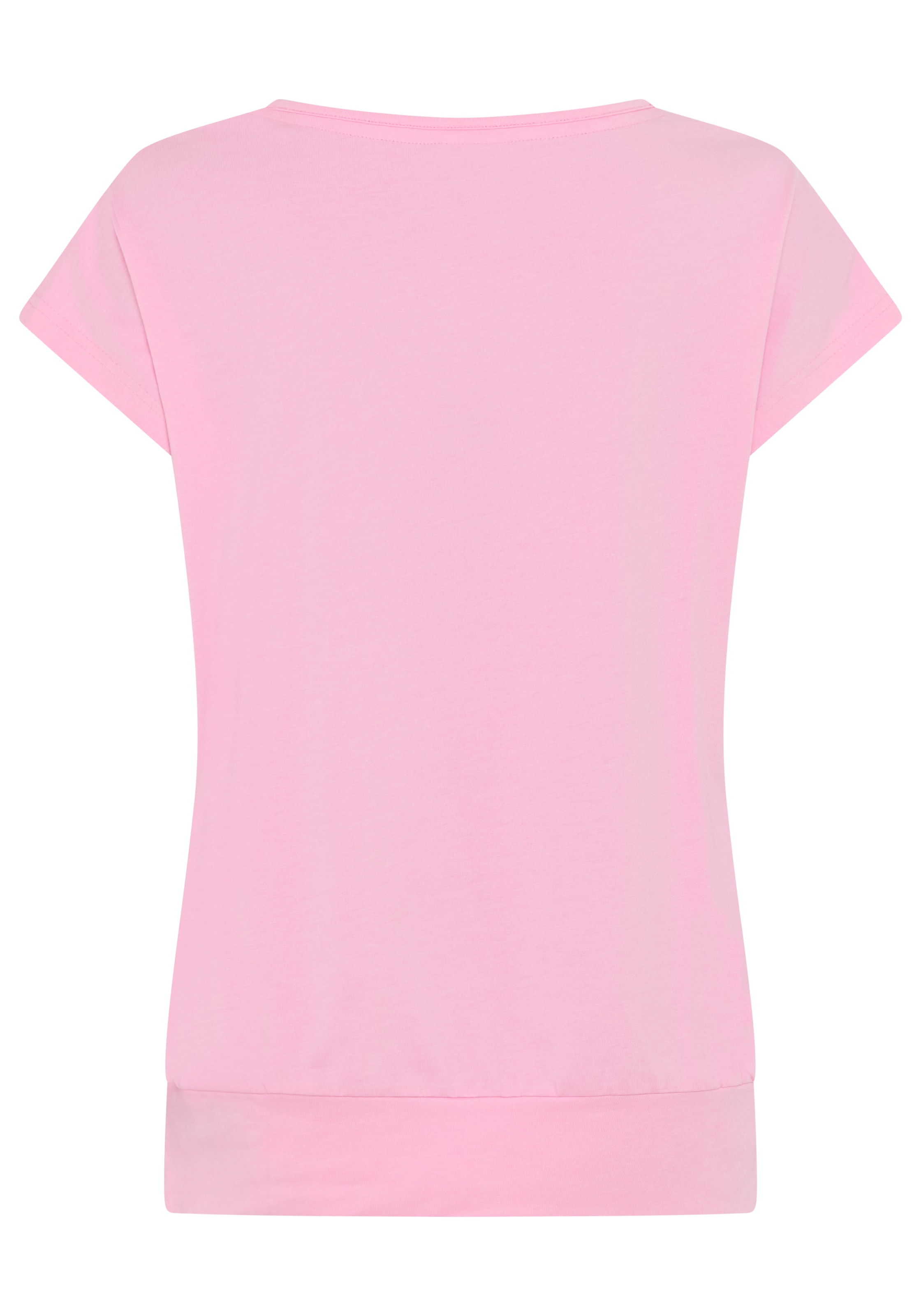 KangaROOS T-Shirt Figurumspielende Passform, breiter Bund am Saum, grosse Grössen