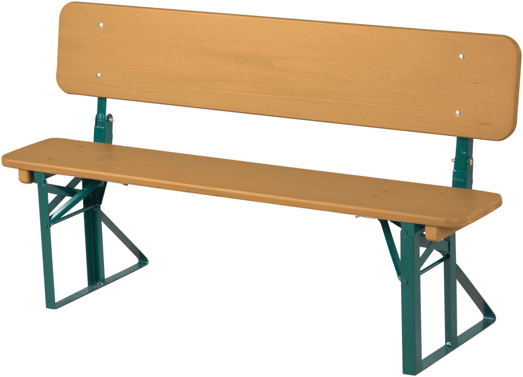 roba® Kindersitzgruppe »Outdoor Party-Garnitur für Kinder, natur/grün, aus Holz« 3 Stk. tlg. mit Lehne; FSC® - schützt Wald