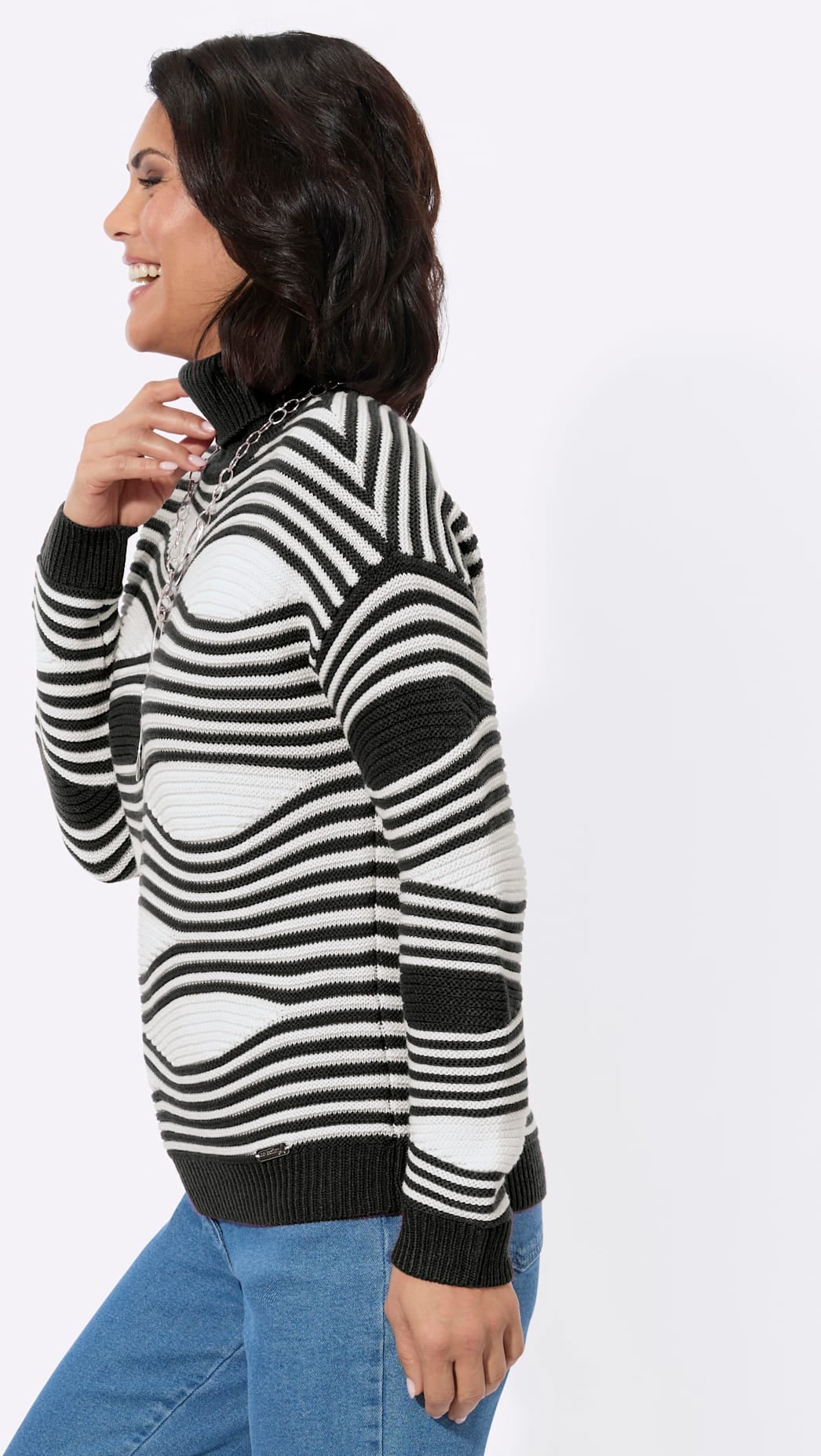 Casual Looks Pull à col roulé »Rollkragenpullover«