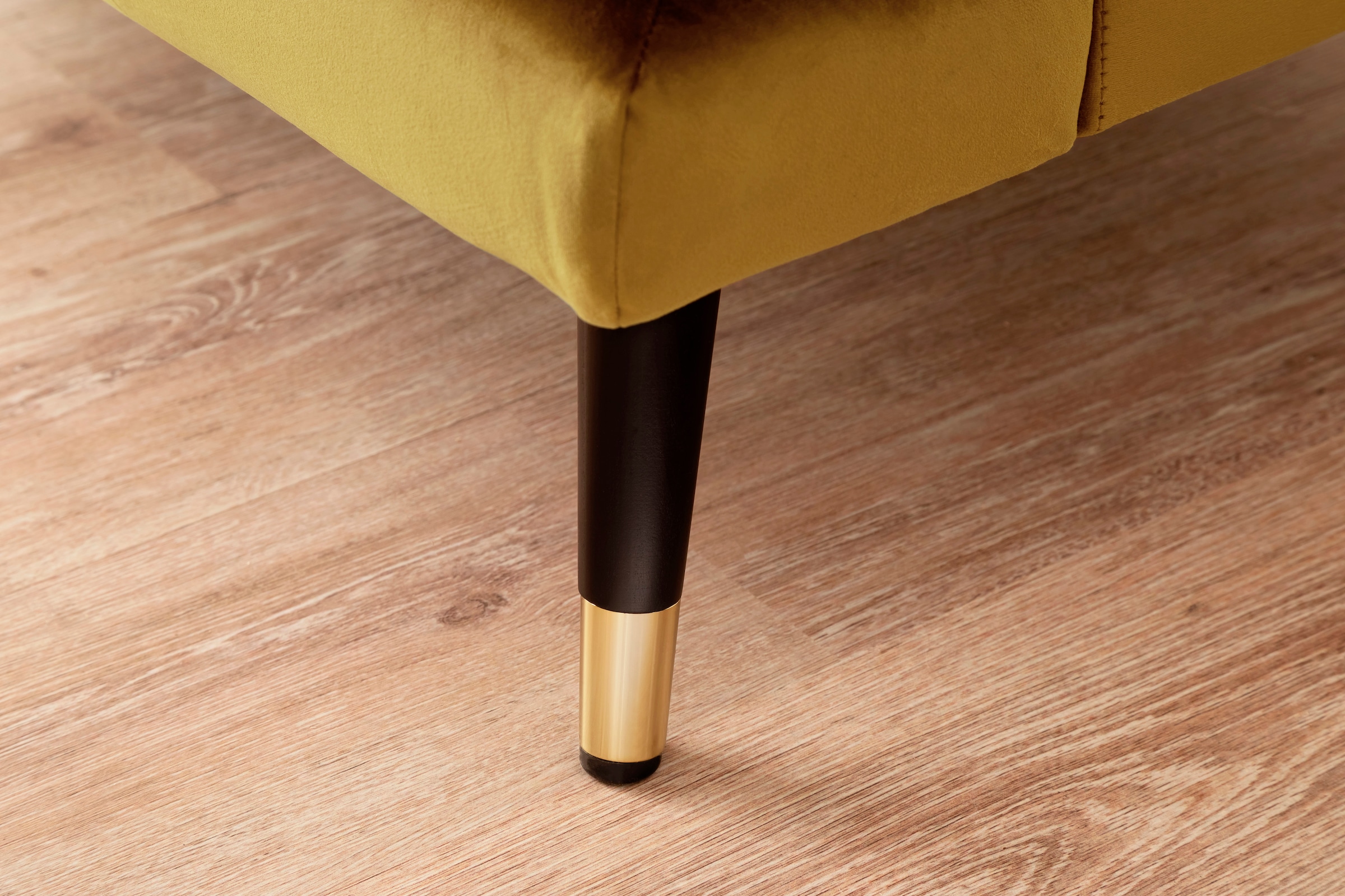 Trends by HG 3-Sitzer »Samir« mit Strasssteinen und goldfarben Applikationen