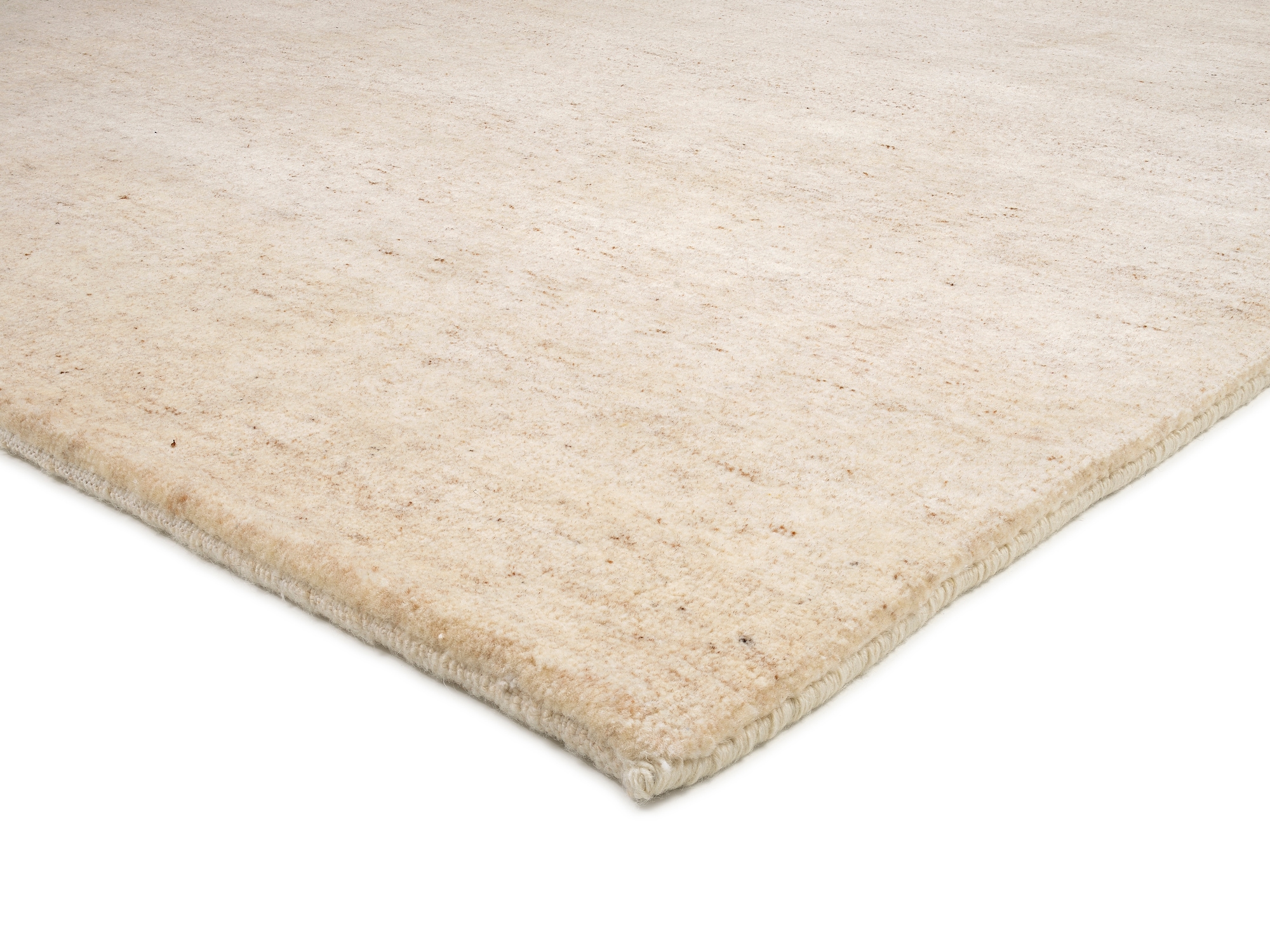 OCI DIE TEPPICHMARKE Wollteppich »ESEMPIO UNI MELANGE« rechteckig 18 mm Höhe reine Wolle, handgeknüpft, hochwertig verarbeitet