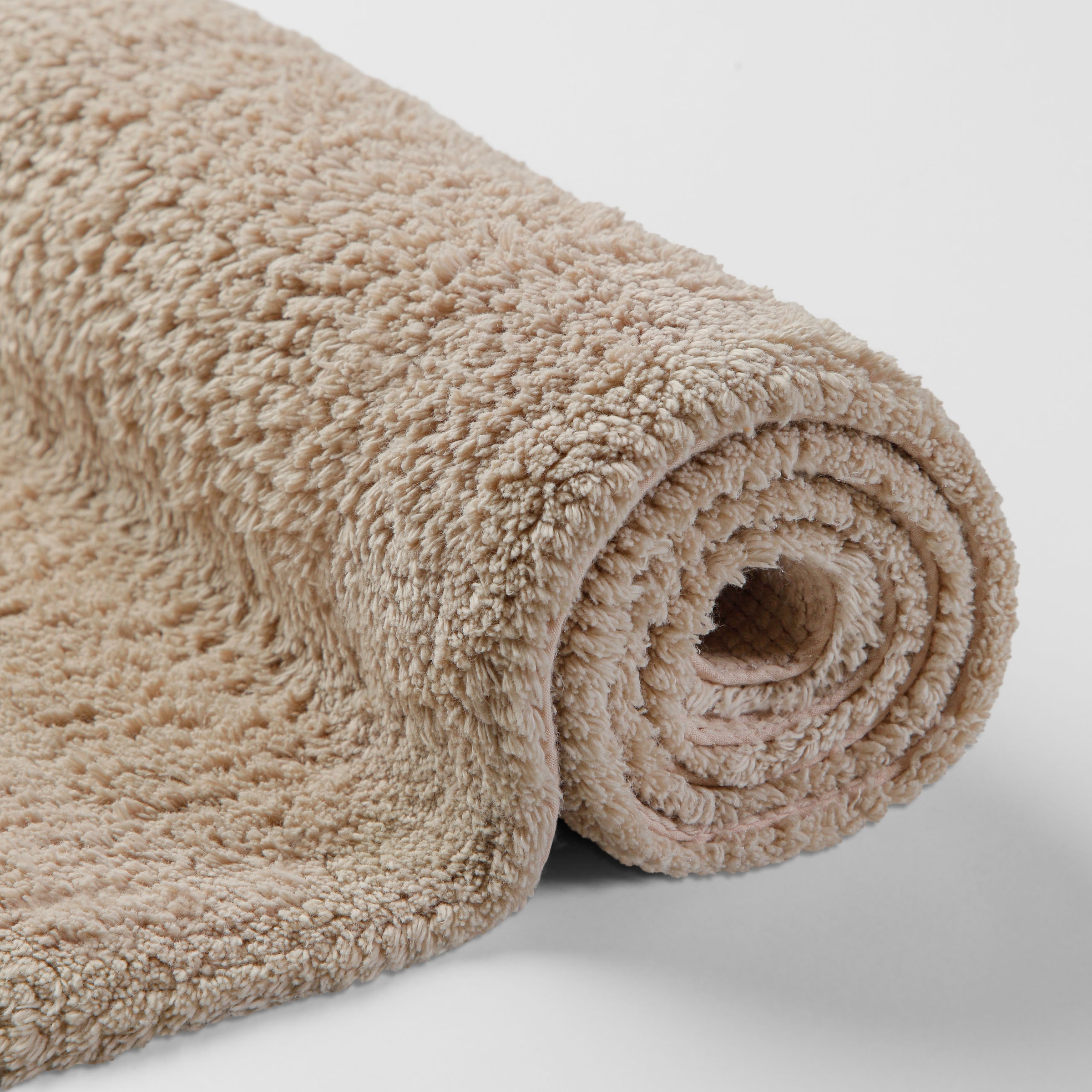 GOODproduct Tapis de bain »Selenne« Höhe 20 mm revêtement antidérapant compatible chauffage au sol Tapis de bain, tufté, moderne, uni, antidérapant, moelleux, coton
