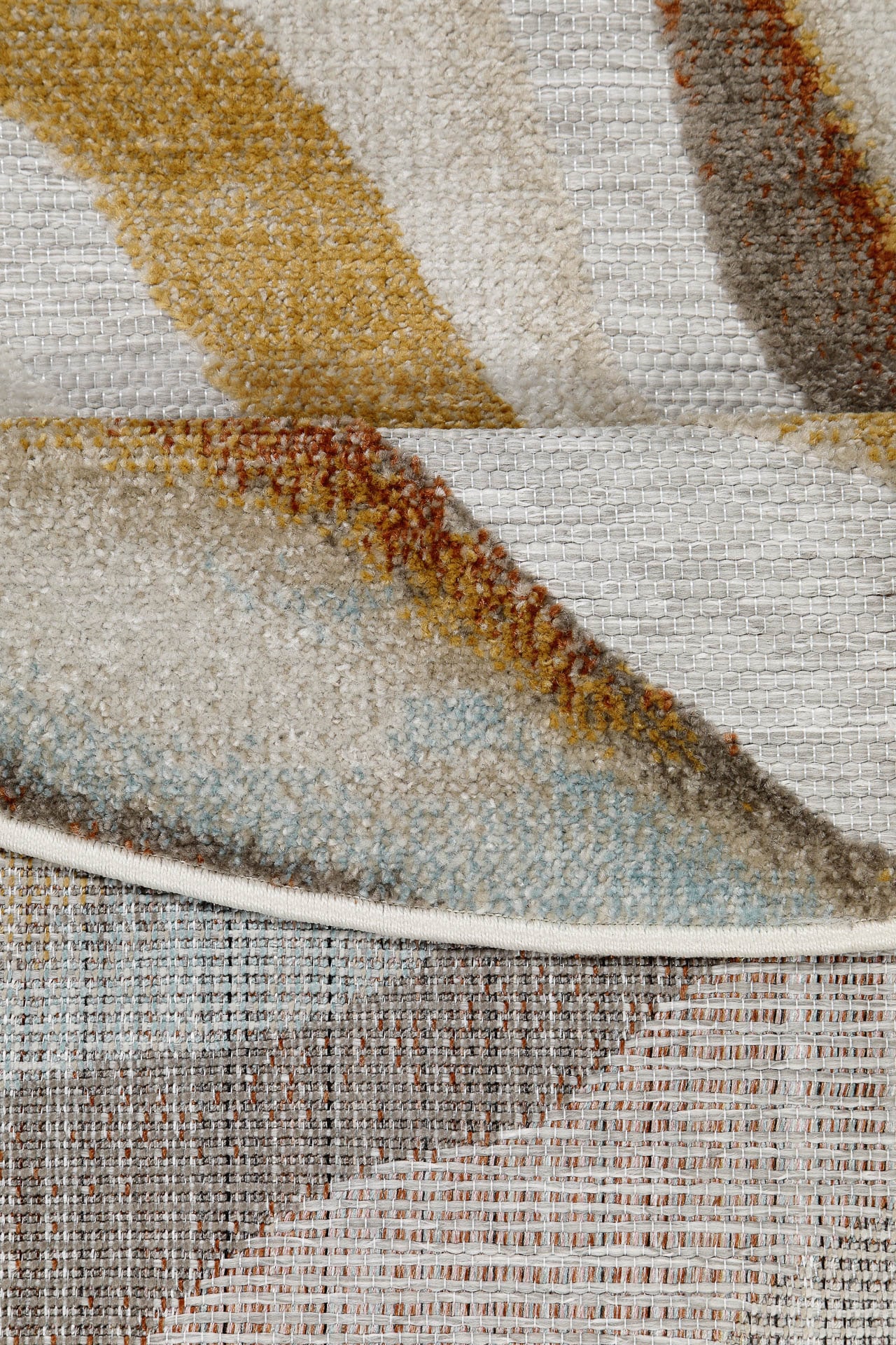 Wecon home Tapis d'extérieur »Creek« Rond 5 mm Höhe für Innen & Aussen, strapazierfähig, pflegeleicht, Hoch-Tief Effekt