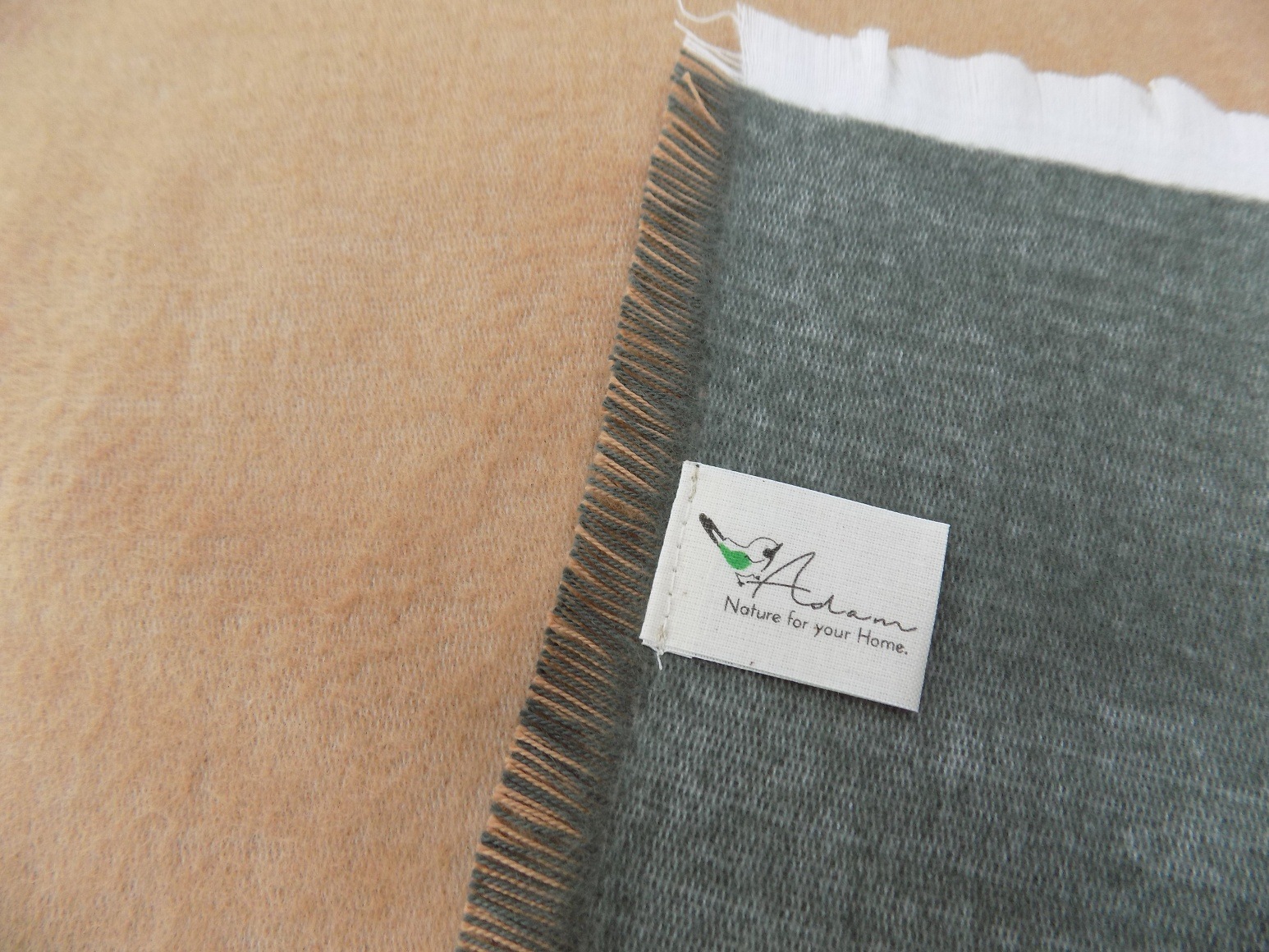 Adam Wohndecke »Solo« GOTS zertifiziert - aus Bio-Baumwolle, Kuscheldecke