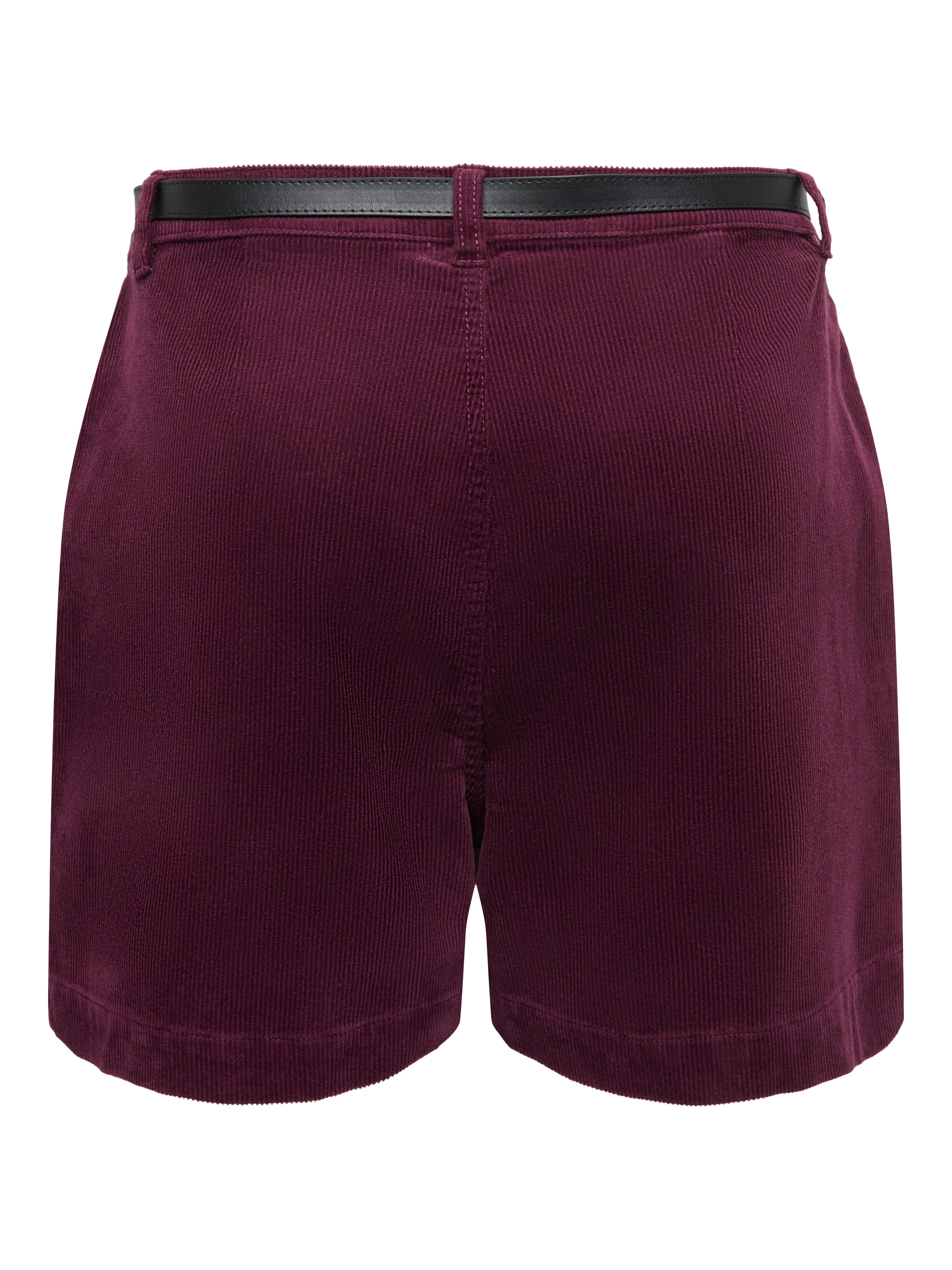 ONLY Short »ONLZEVA HW BELT CORD SHORTS CC PNT«  mélange de coton, velours côtelé, coupe régulière, taille haute