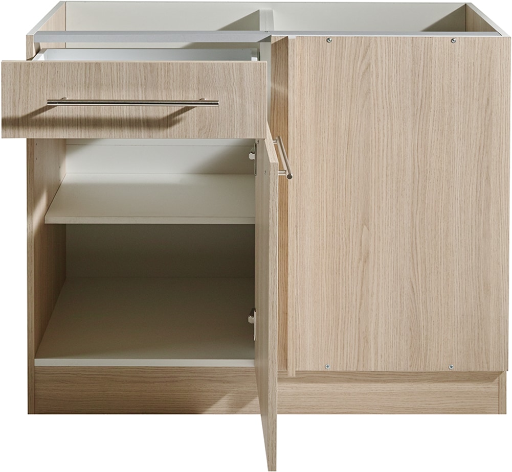 wiho Küchen Meuble bas d'angle »Filo« 100 cm breit, Planungsmass 110 cm, ohne Arbeitsplatte