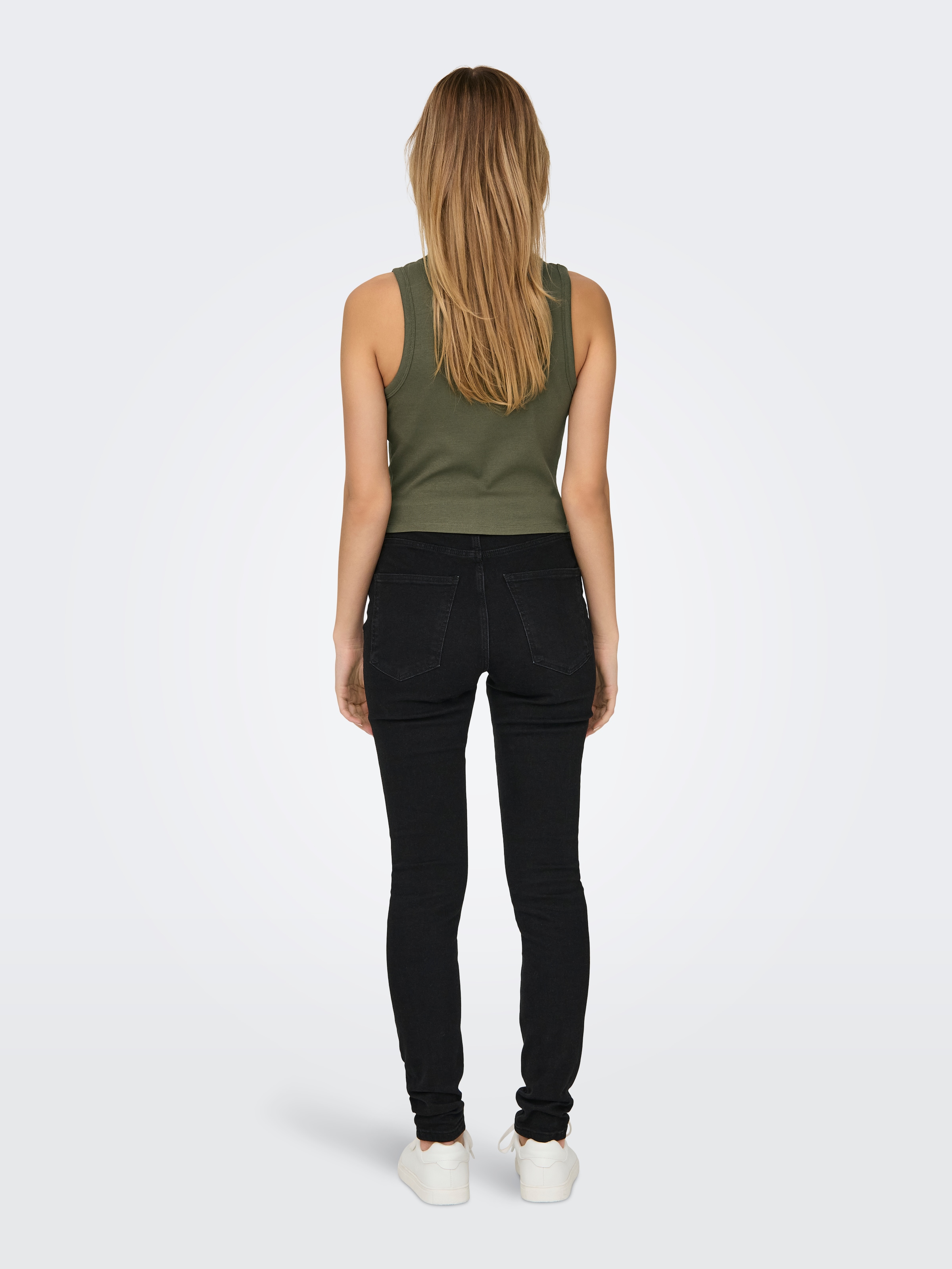 ONLY Tanktop »ONLEASY S/L TANK TOP JRS 2 PACK« Packung, 2 Stk. Baumwollmischung, regular fit