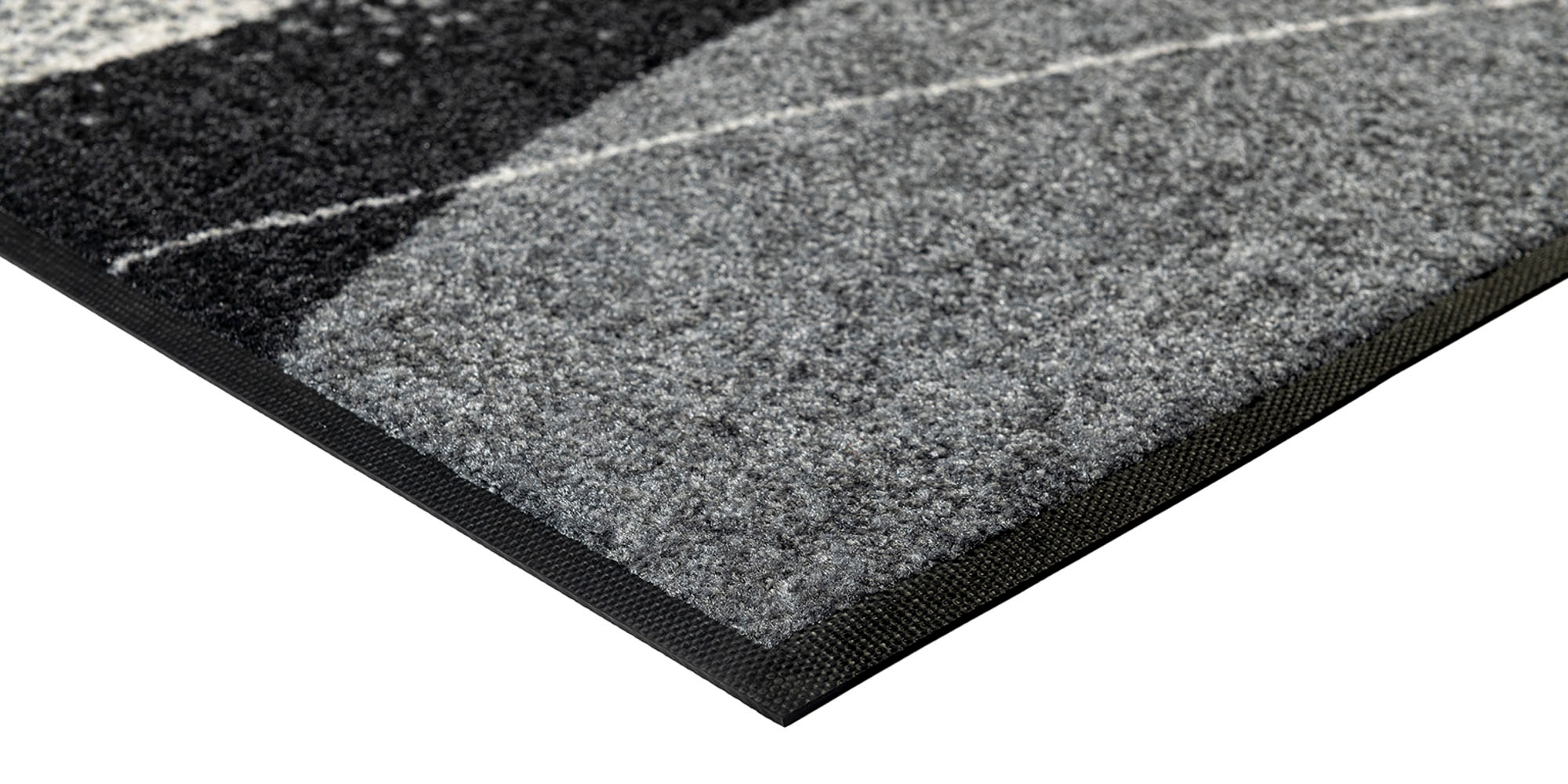 wash+dry by Kleen-Tex Chemin de table »Salt & Pepper« Rectangulaire 7 mm Höhe Teppich