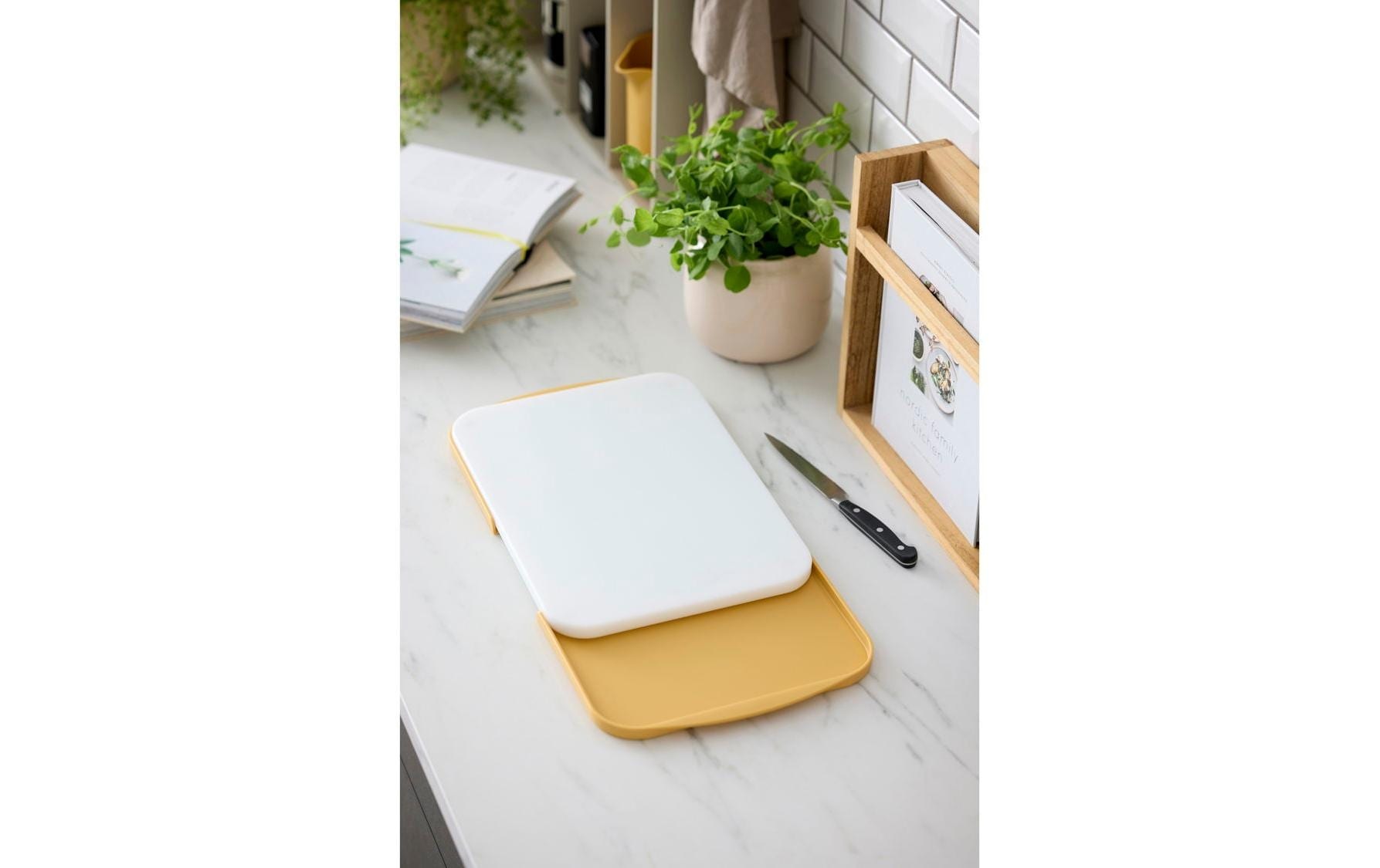   Planche à découper »Rosti mit Schalen 26,8 cm x 39.5 cm« mit integrierten Schalen