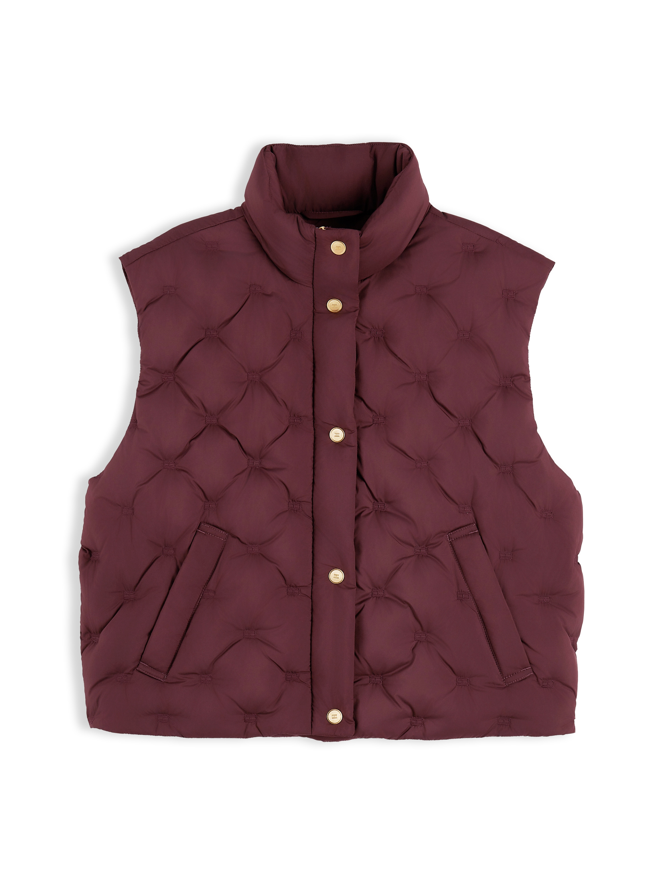 Tommy Hilfiger Steppweste »LW DOWN FLAG QUILT VEST« Kunstfaser